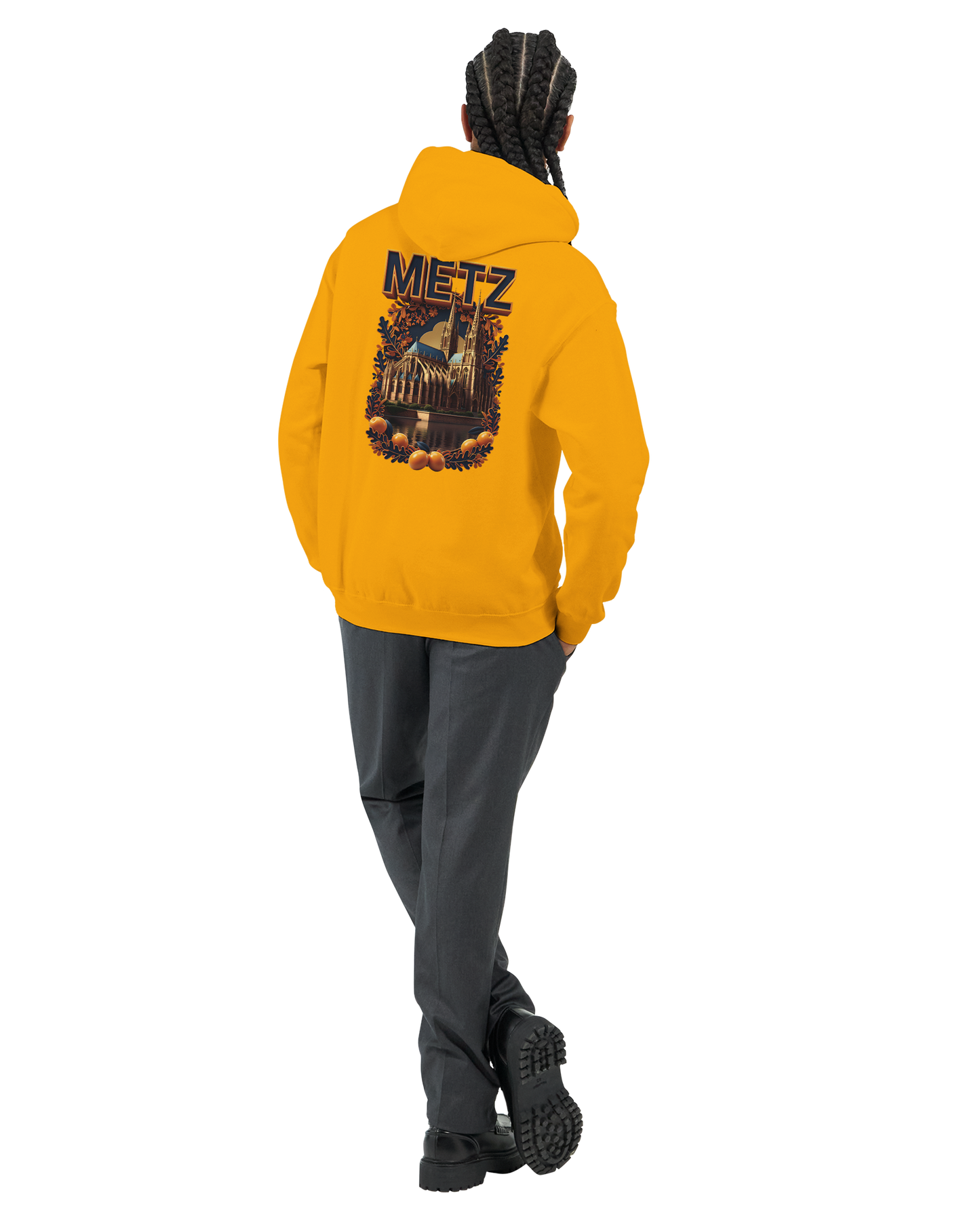 Unisex-Hoodie Metz Stadt Frankreich klassisch | Gildan® 18500