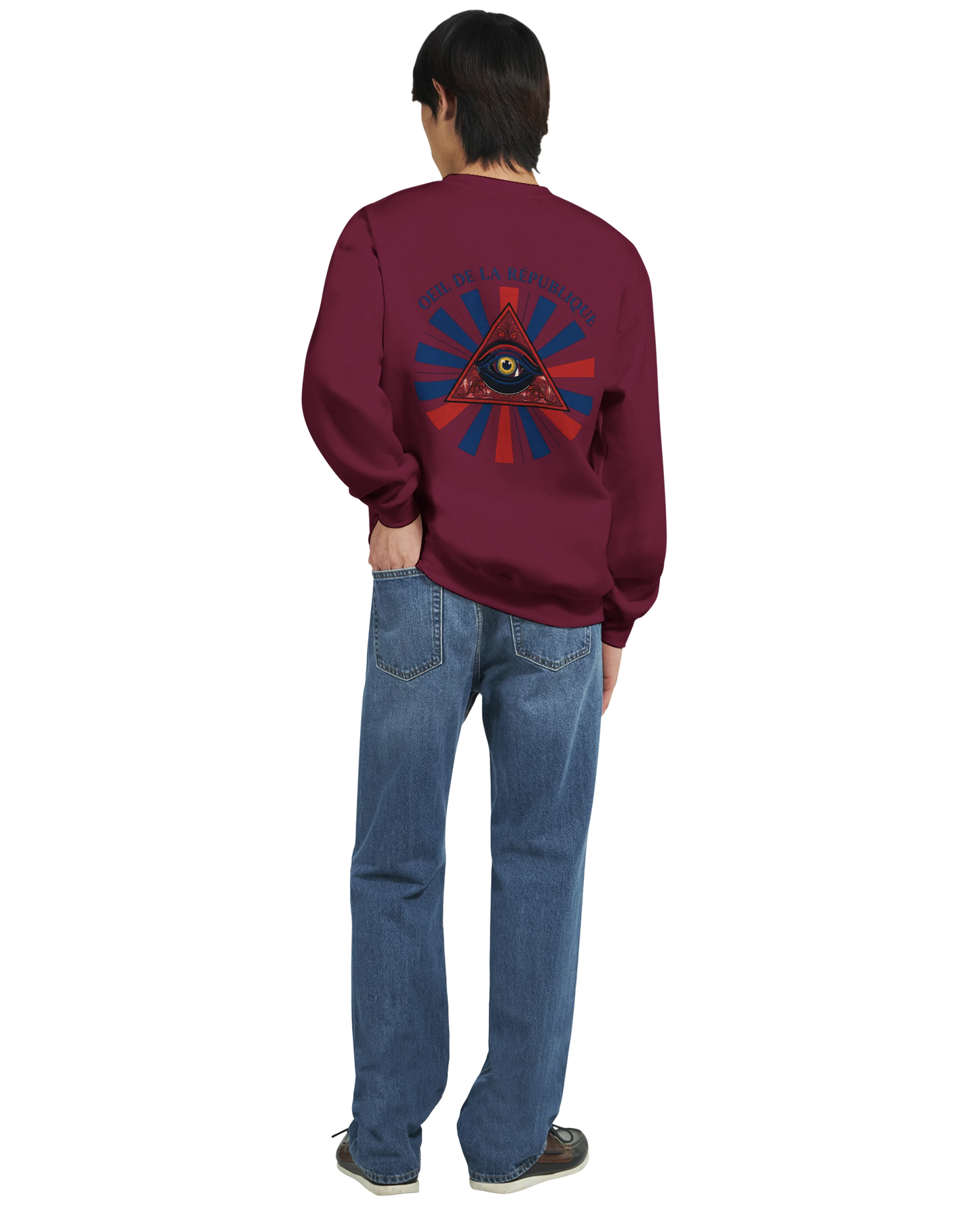 Men's Eye of the Republic Classic Crewneck Sweatshirt | Gildan® 18000