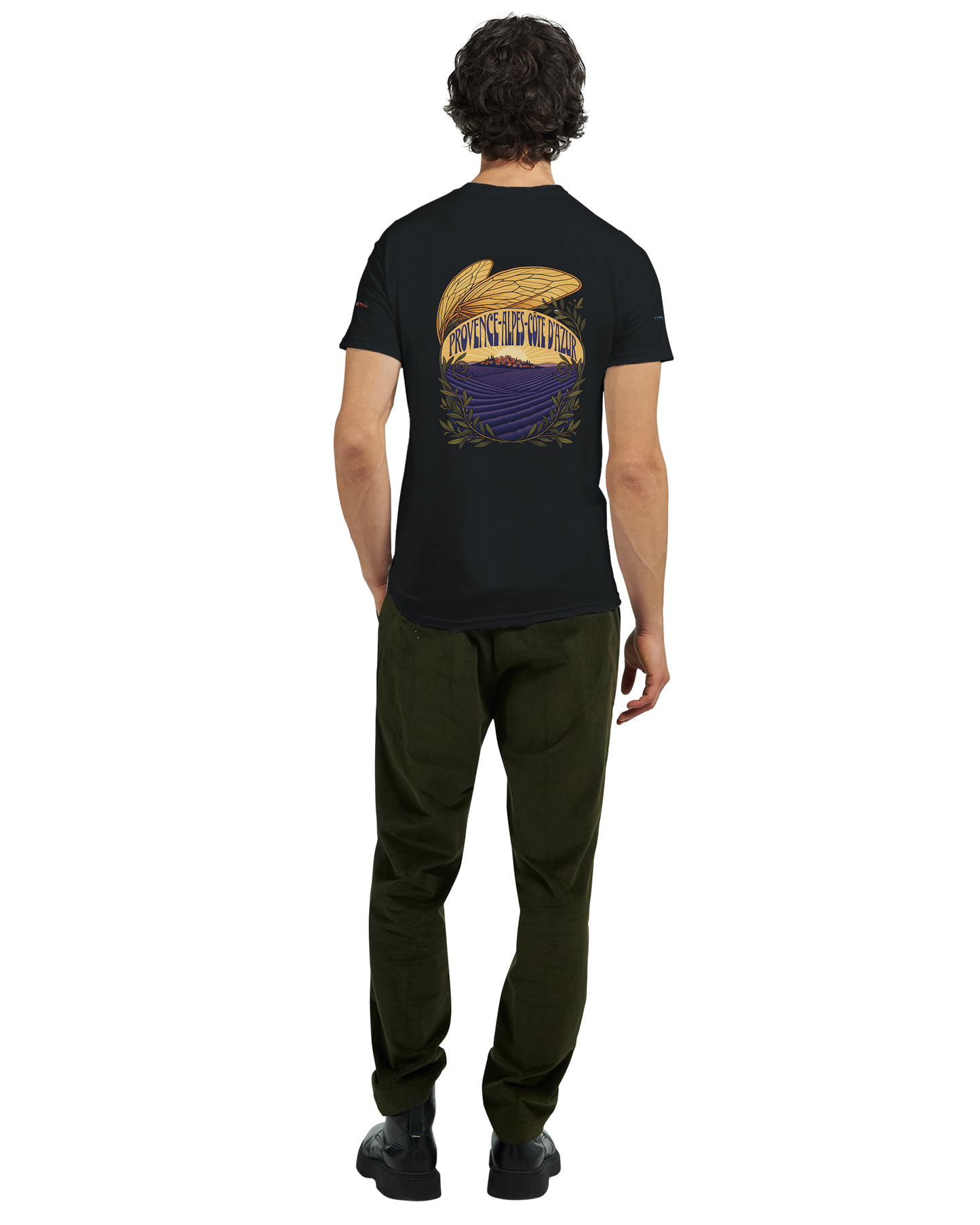 Unisex T-Shirt Provence-Alpes-Côte d'Azur, schwerer Rundhalsausschnitt | Gildan® 5000