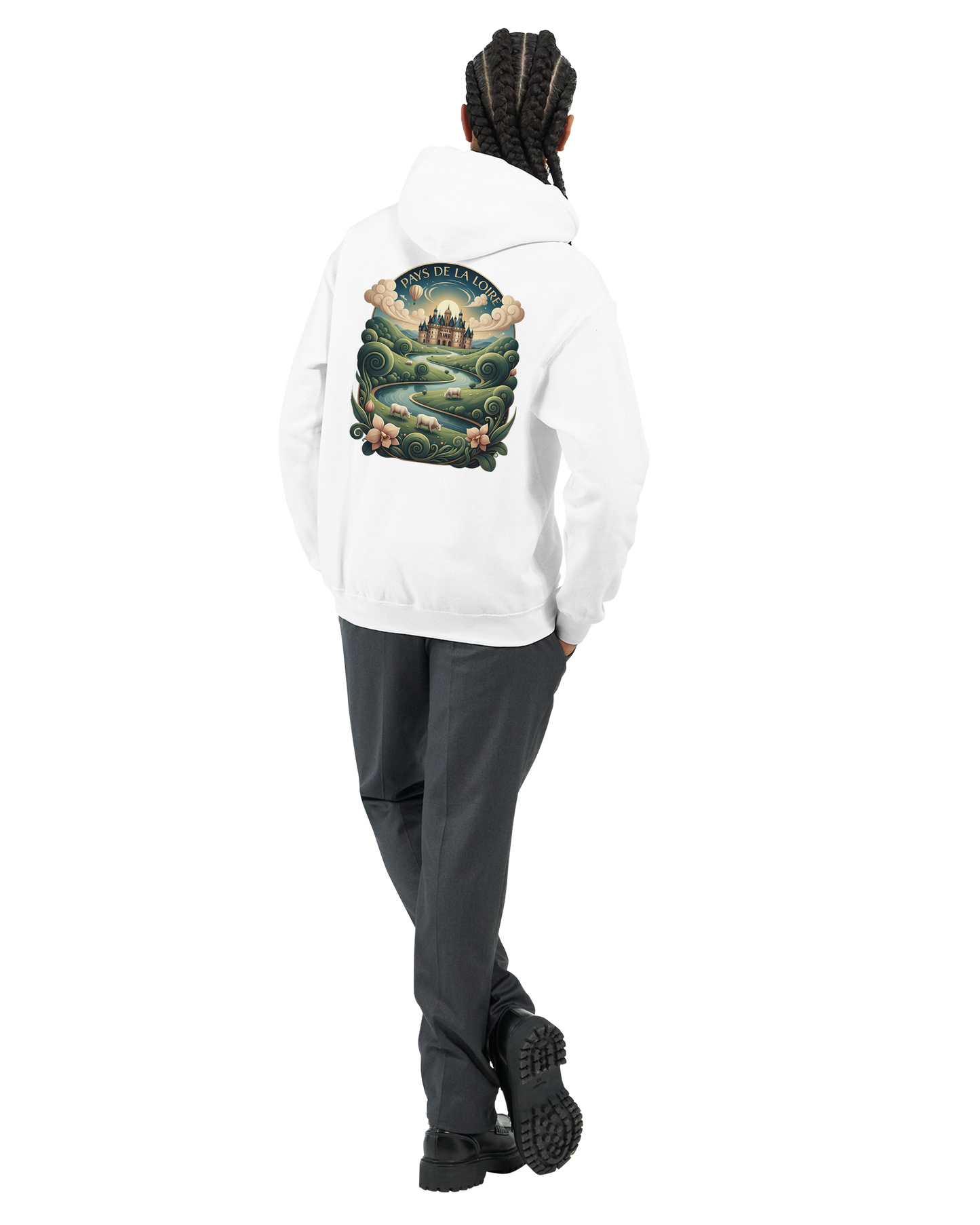 Klassischer Unisex-Kapuzenpullover Pays de la Loire | Gildan® 18500