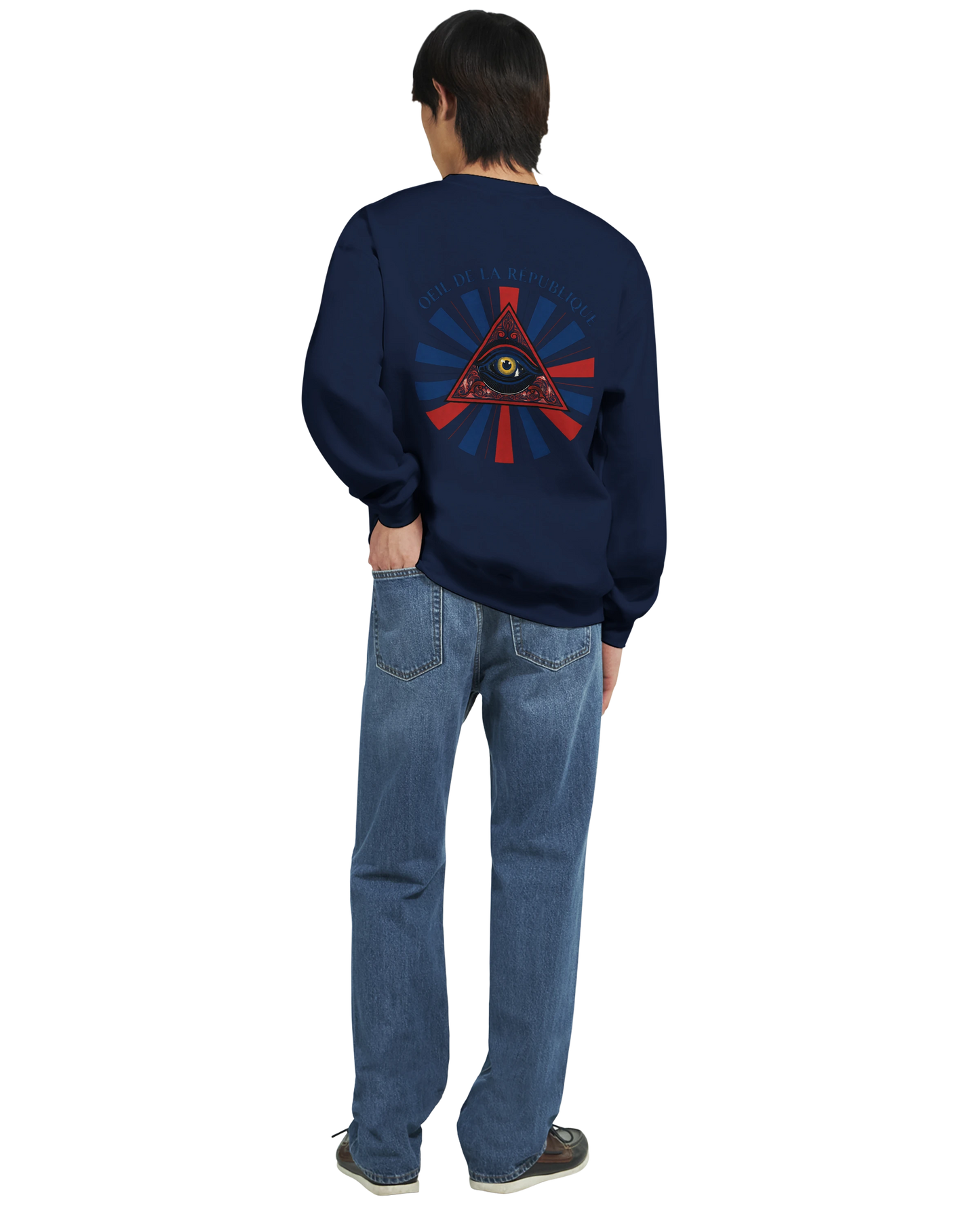 Men's Eye of the Republic Classic Crewneck Sweatshirt | Gildan® 18000