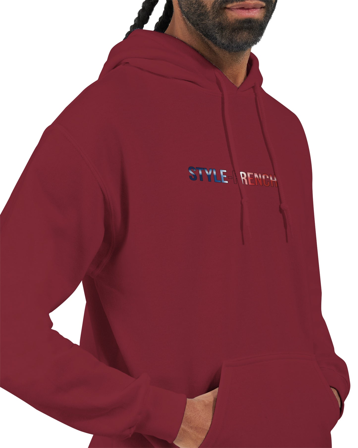 Herren-Kapuzenpullover „Cocorico, wir sind die Besten“ klassisch | Gildan® 18500