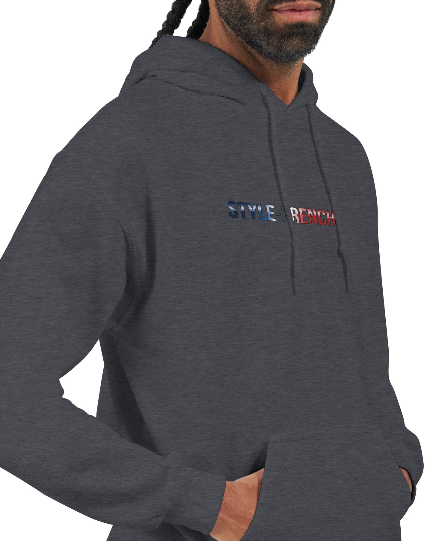 Herren-Kapuzenpullover „Cocorico, wir sind die Besten“ klassisch | Gildan® 18500