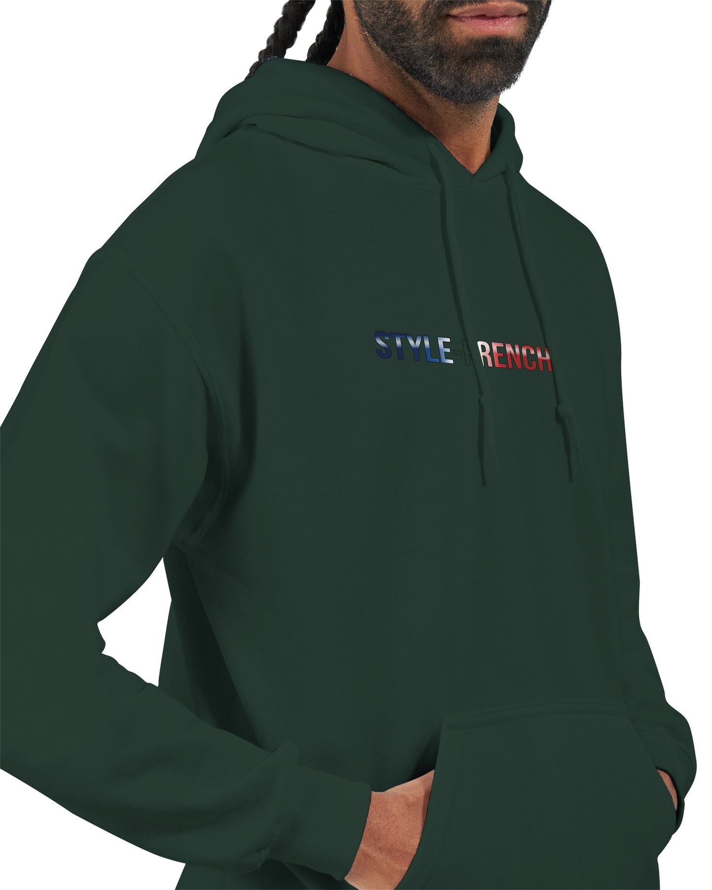 Herren-Kapuzenpullover „Cocorico, wir sind die Besten“ klassisch | Gildan® 18500