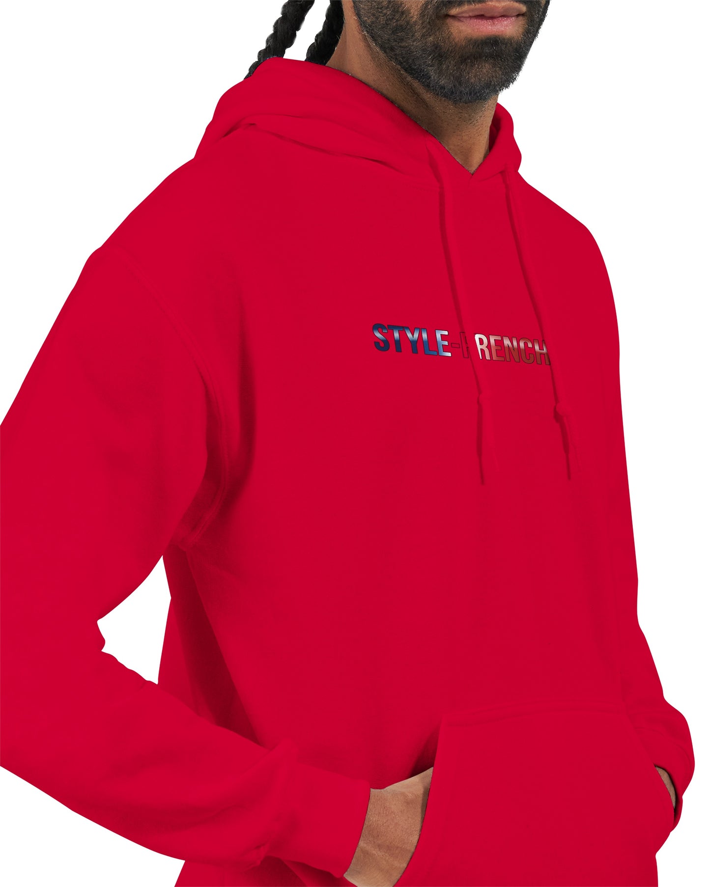 Sweat à capuche Vive la France – Hoodie Premium pour Homme