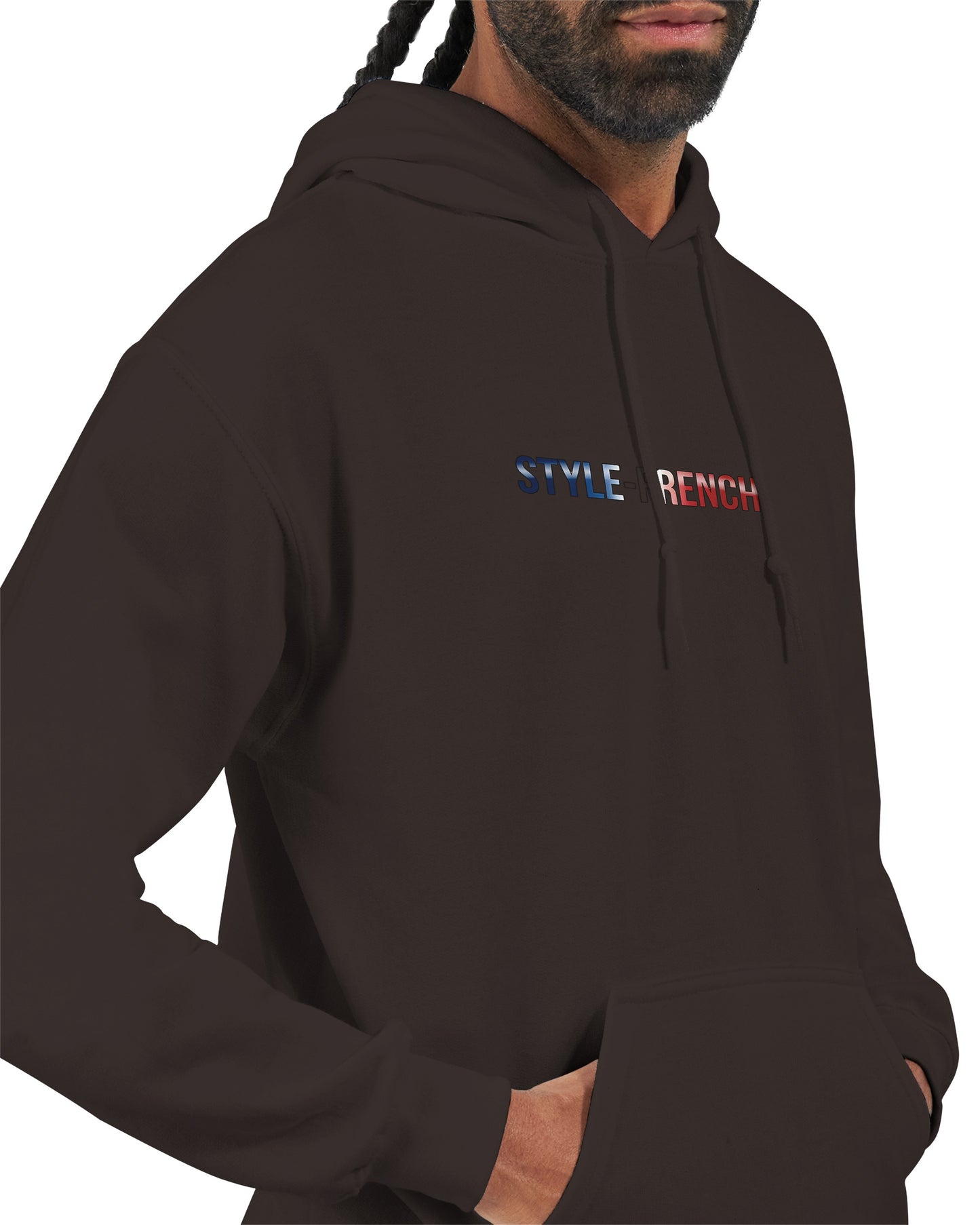 Herren-Kapuzenpullover „Cocorico, wir sind die Besten“ klassisch | Gildan® 18500
