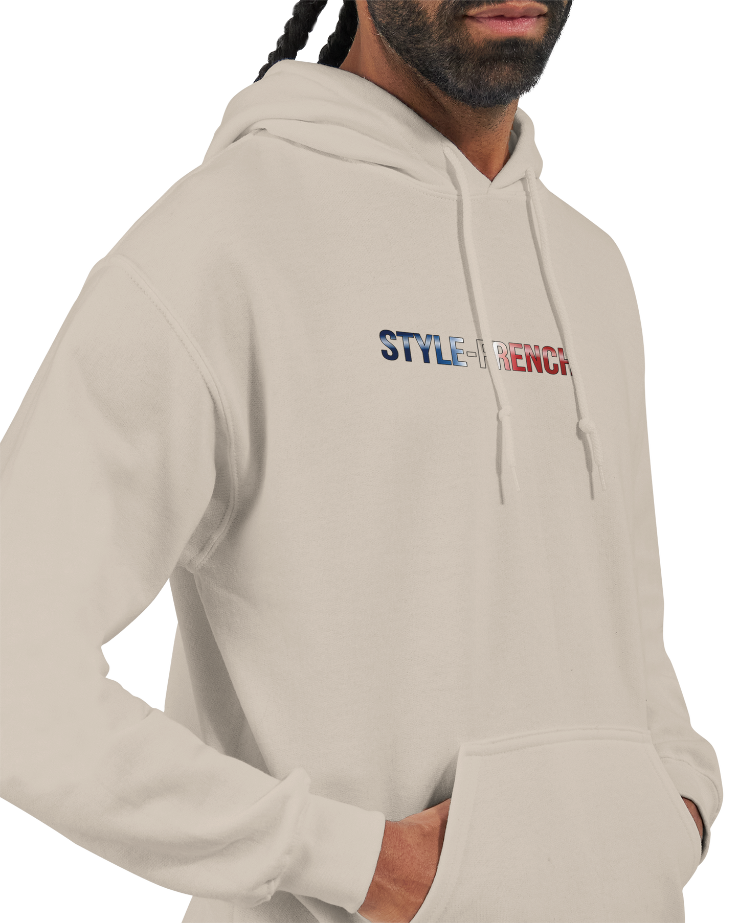 Klassischer französischer Hoodie "Chauvinistisch und stolz darauf, ein Mann zu sein" | Gildan® 18500