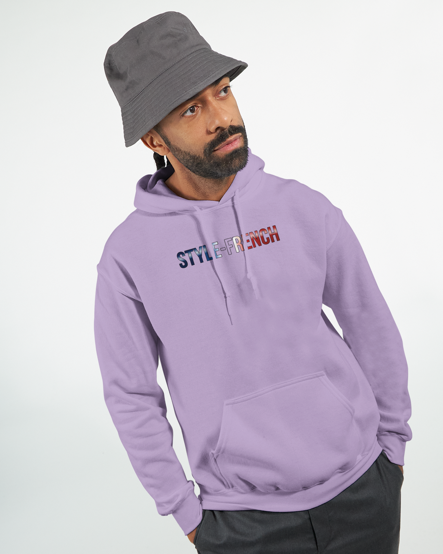 Klassischer französischer Hoodie "Chauvinistisch und stolz darauf, ein Mann zu sein" | Gildan® 18500