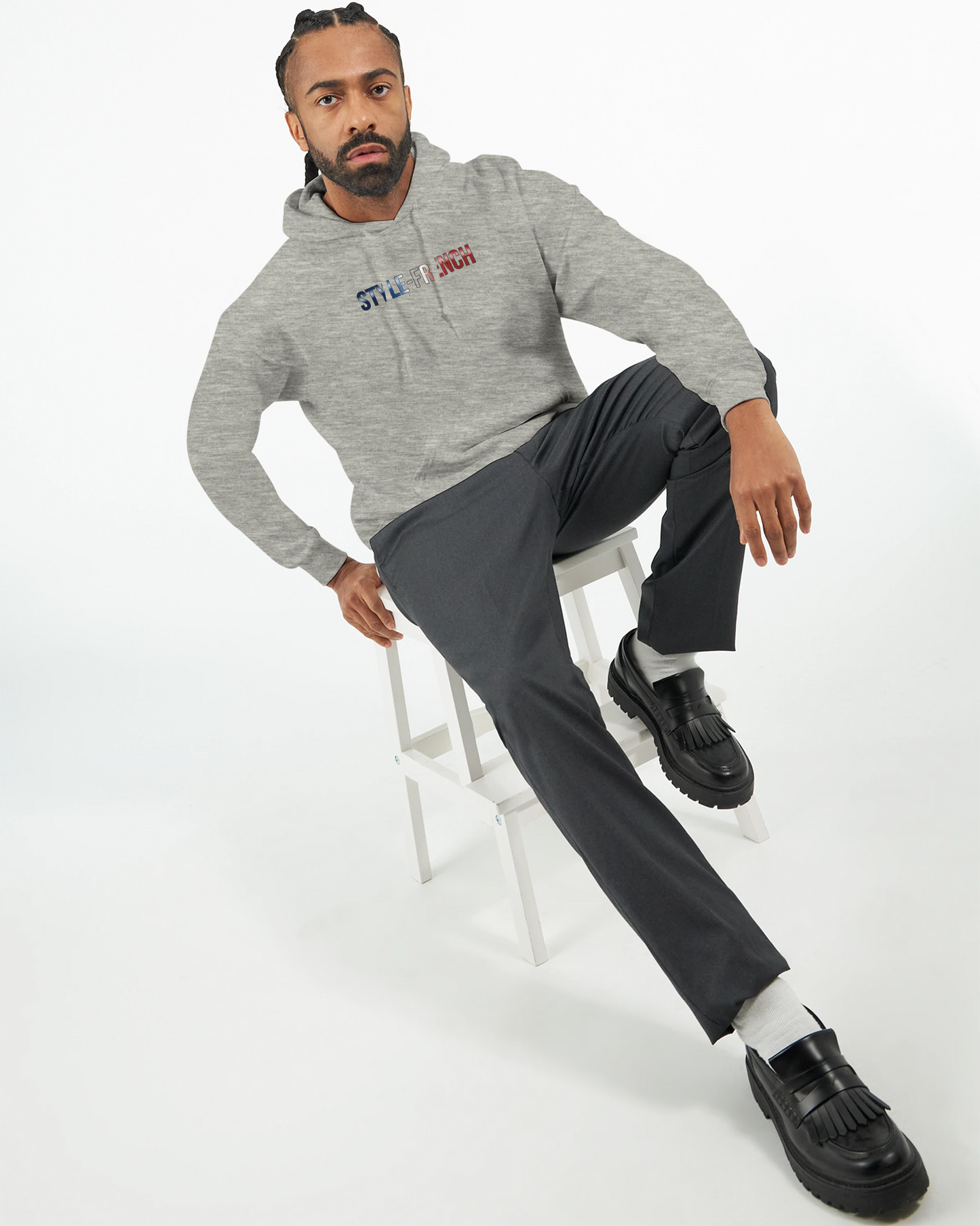 Herren-Kapuzenpullover „Siegel des Königs“ klassisch | Gildan® 18500