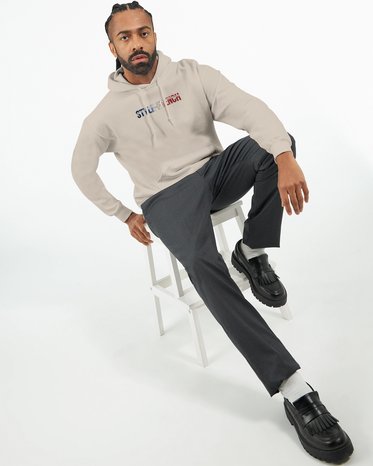 Herren-Kapuzenpullover „Siegel des Königs“ klassisch | Gildan® 18500