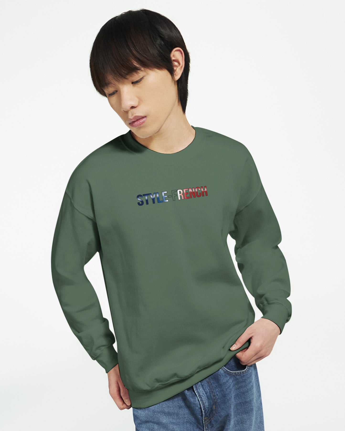 Klassisches Rundhals-Sweatshirt „Debout la France“ | Gildan® 18000