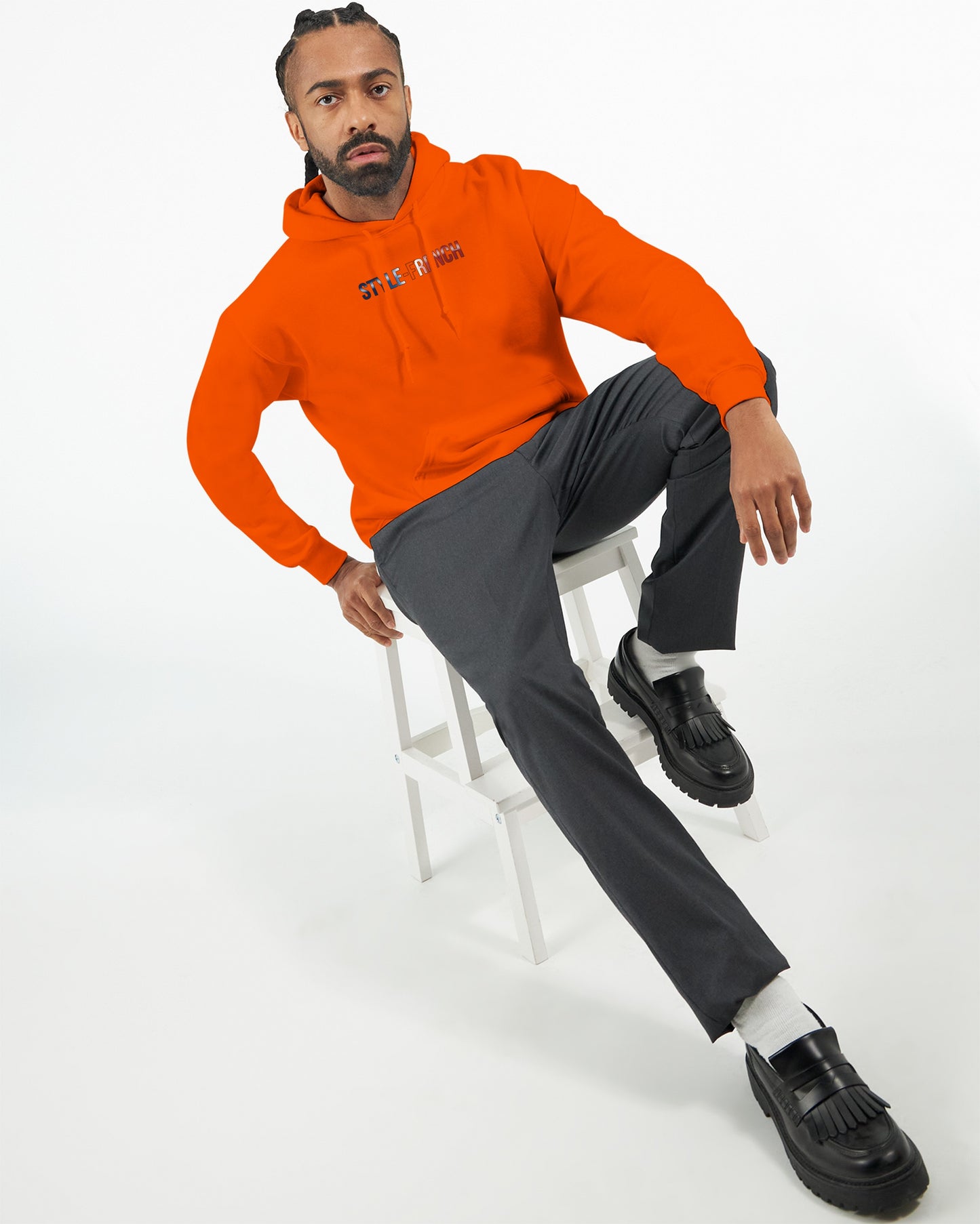 Sweat à Capuche Homme « Né en France » – Premium Confort et Style