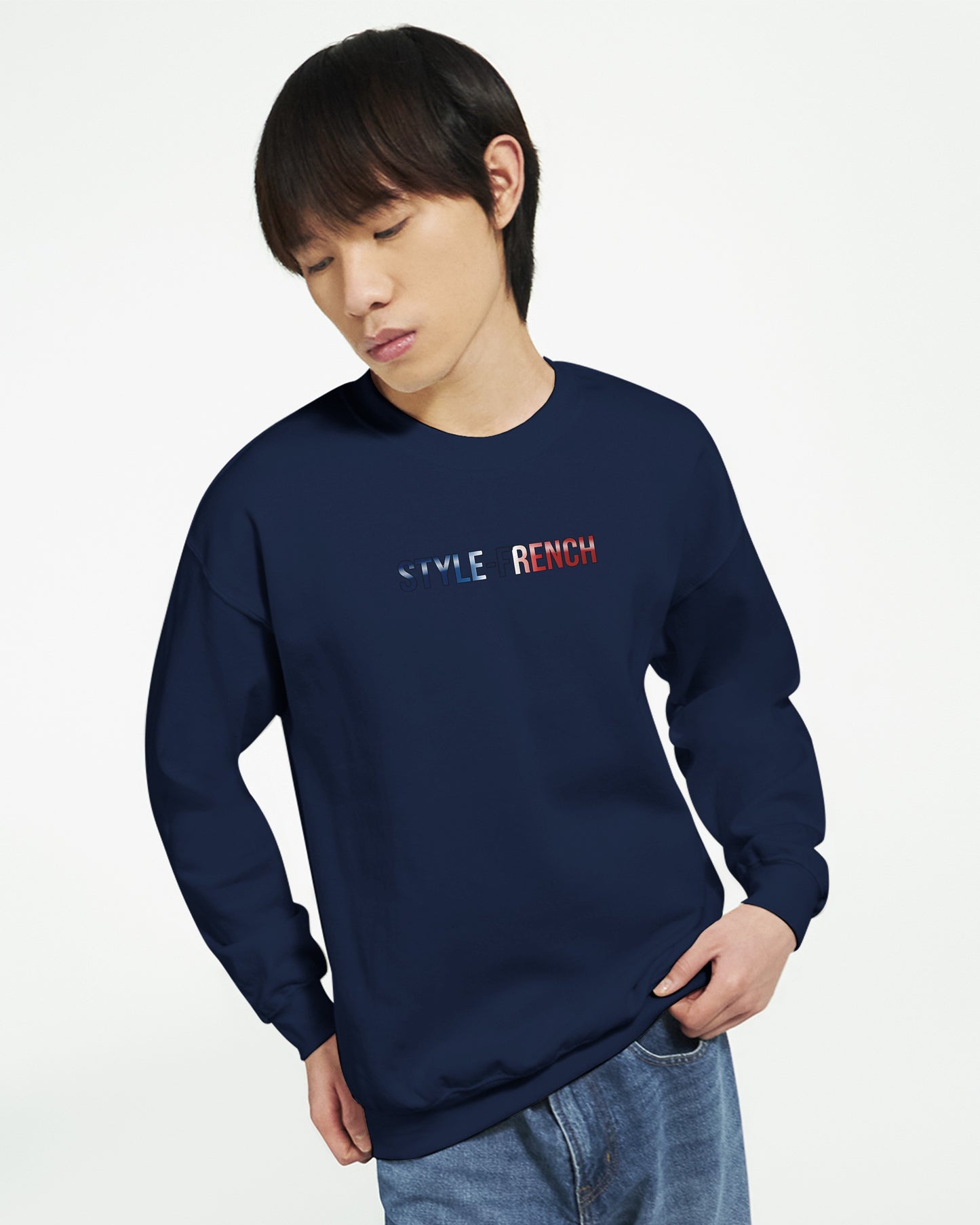 Sweatshirt Fils de France Herren French Style Klassisch Rundhals | Gildan® 18000