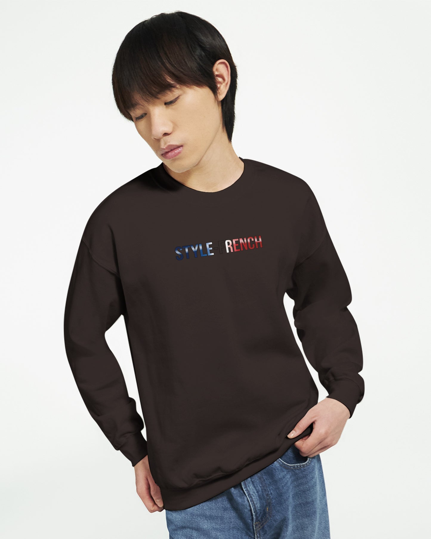 Sweatshirt Fils de France Herren French Style Klassisch Rundhals | Gildan® 18000