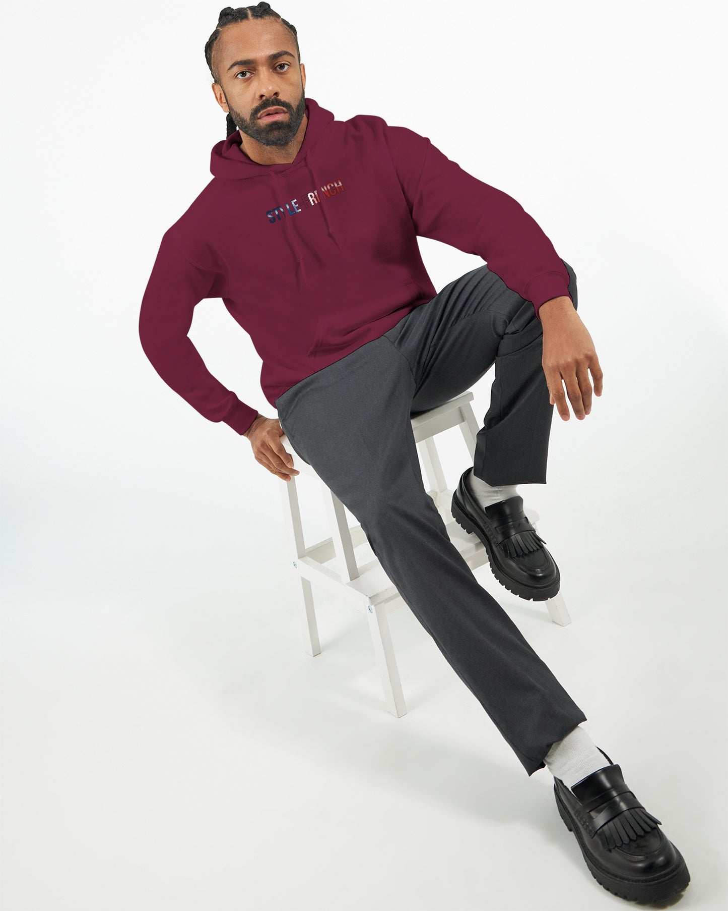 Sweat à Capuche Homme « Né en France » – Premium Confort et Style