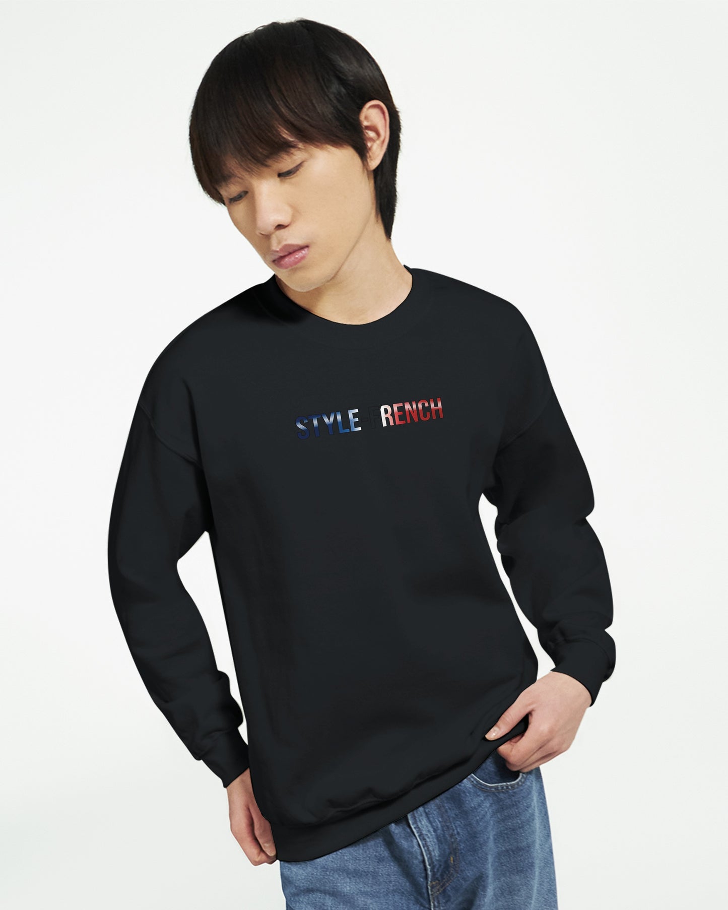 Sweatshirt Fils de France Herren French Style Klassisch Rundhals | Gildan® 18000