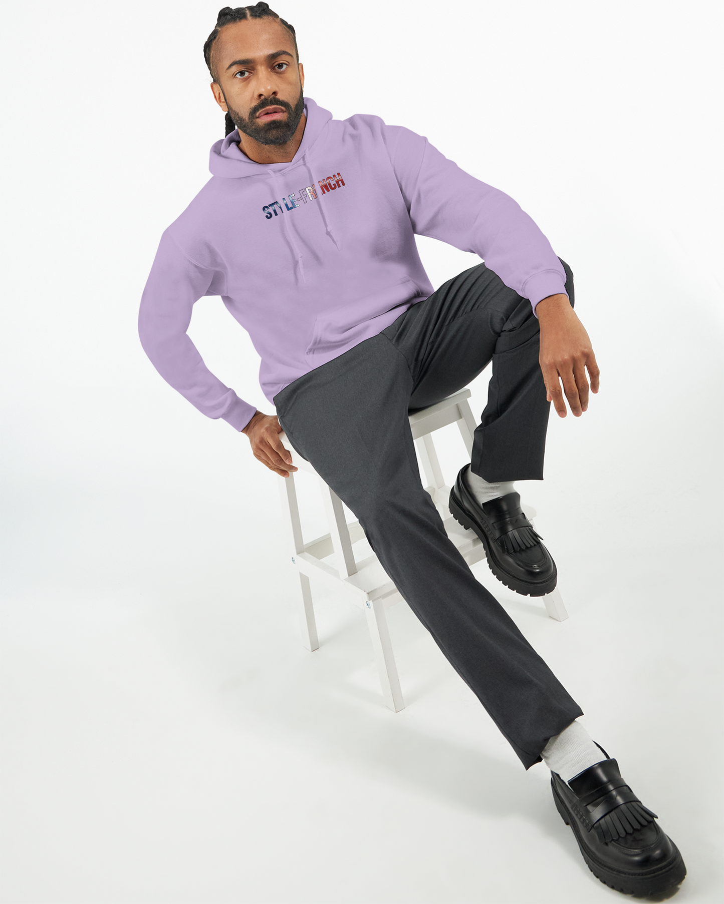 Klassischer französischer Hoodie "Chauvinistisch und stolz darauf, ein Mann zu sein" | Gildan® 18500