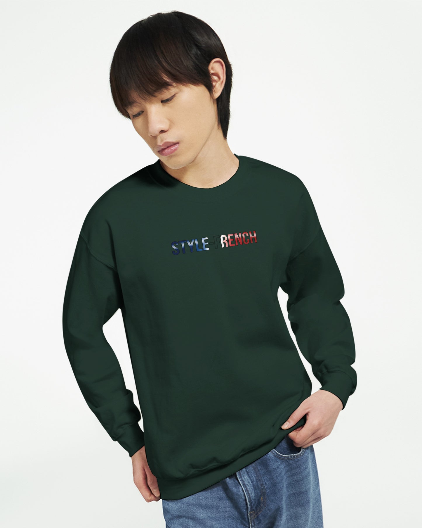 Sweatshirt Fils de France Herren French Style Klassisch Rundhals | Gildan® 18000