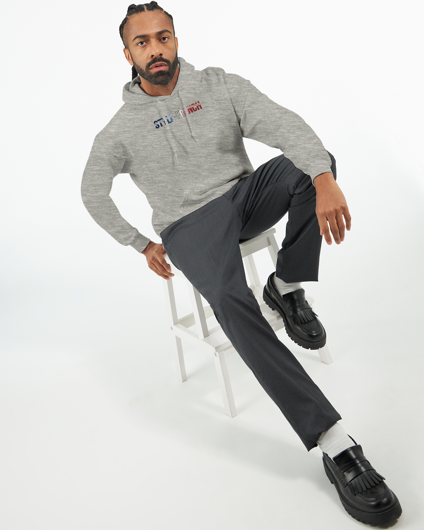 Klassischer französischer Hoodie "Chauvinistisch und stolz darauf, ein Mann zu sein" | Gildan® 18500