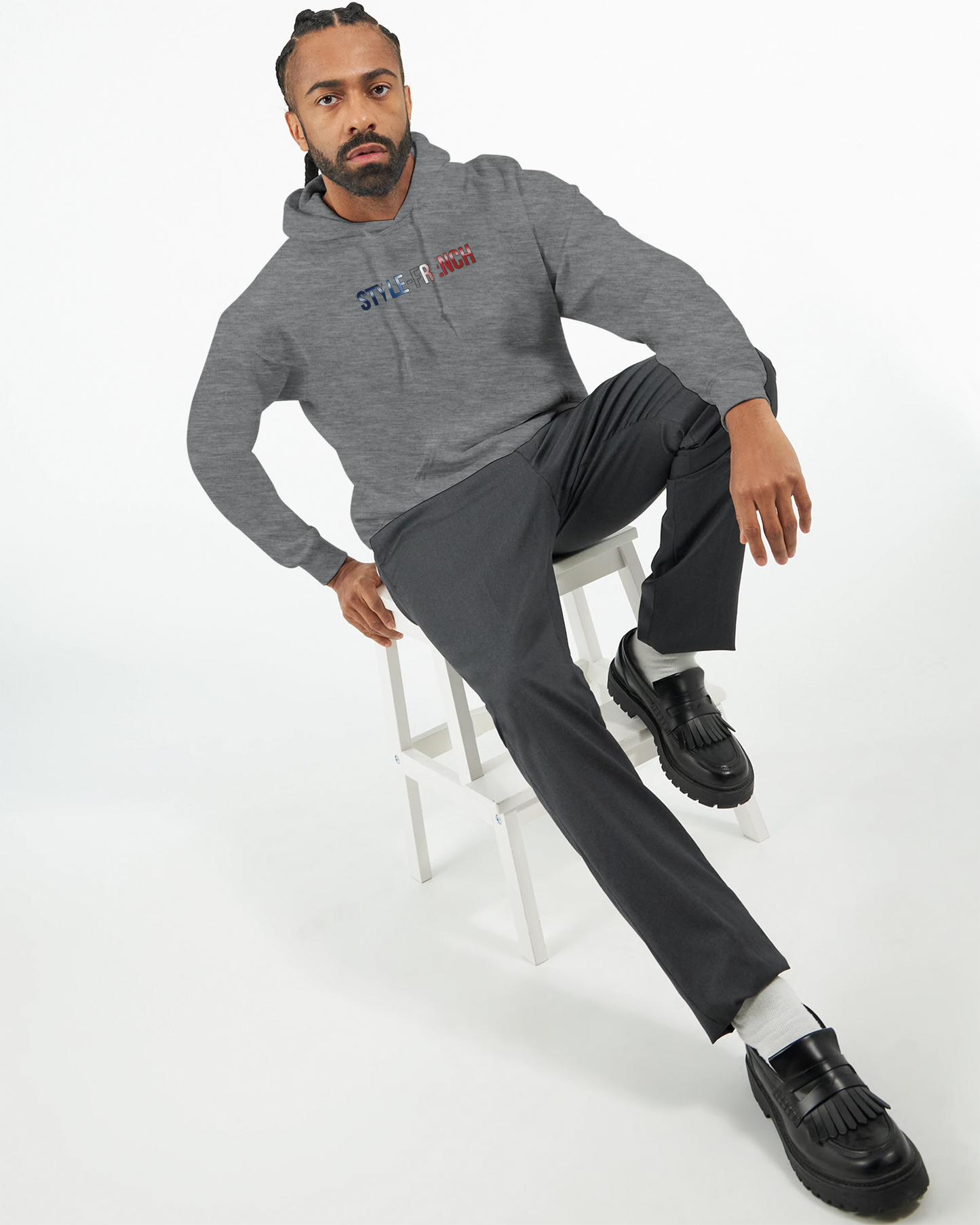 Herren-Kapuzenpullover „Siegel des Königs“ klassisch | Gildan® 18500