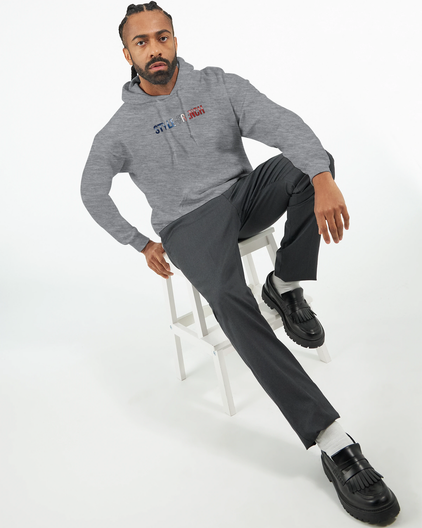 Herren-Kapuzenpullover „Siegel des Königs“ klassisch | Gildan® 18500