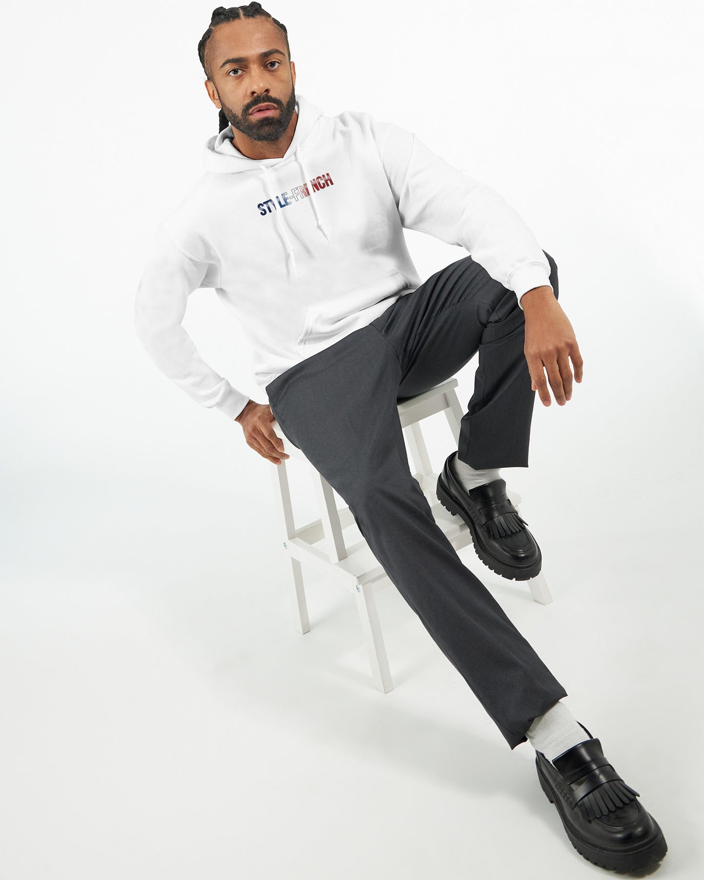 Sweat à Capuche Homme « Né en France » – Premium Confort et Style