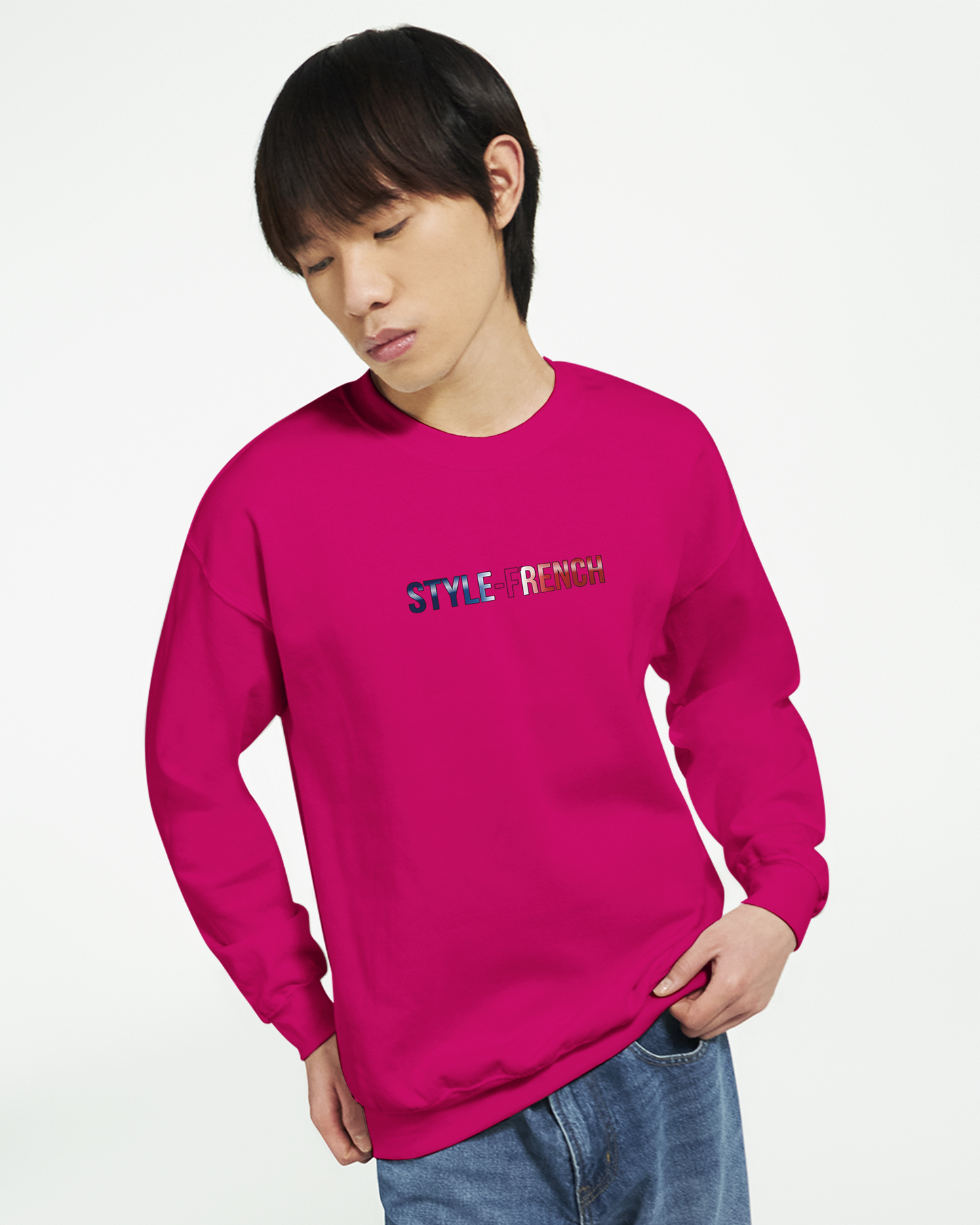 Unisex city burgundy classic crewneck sweatshirt | Gildan® 18000