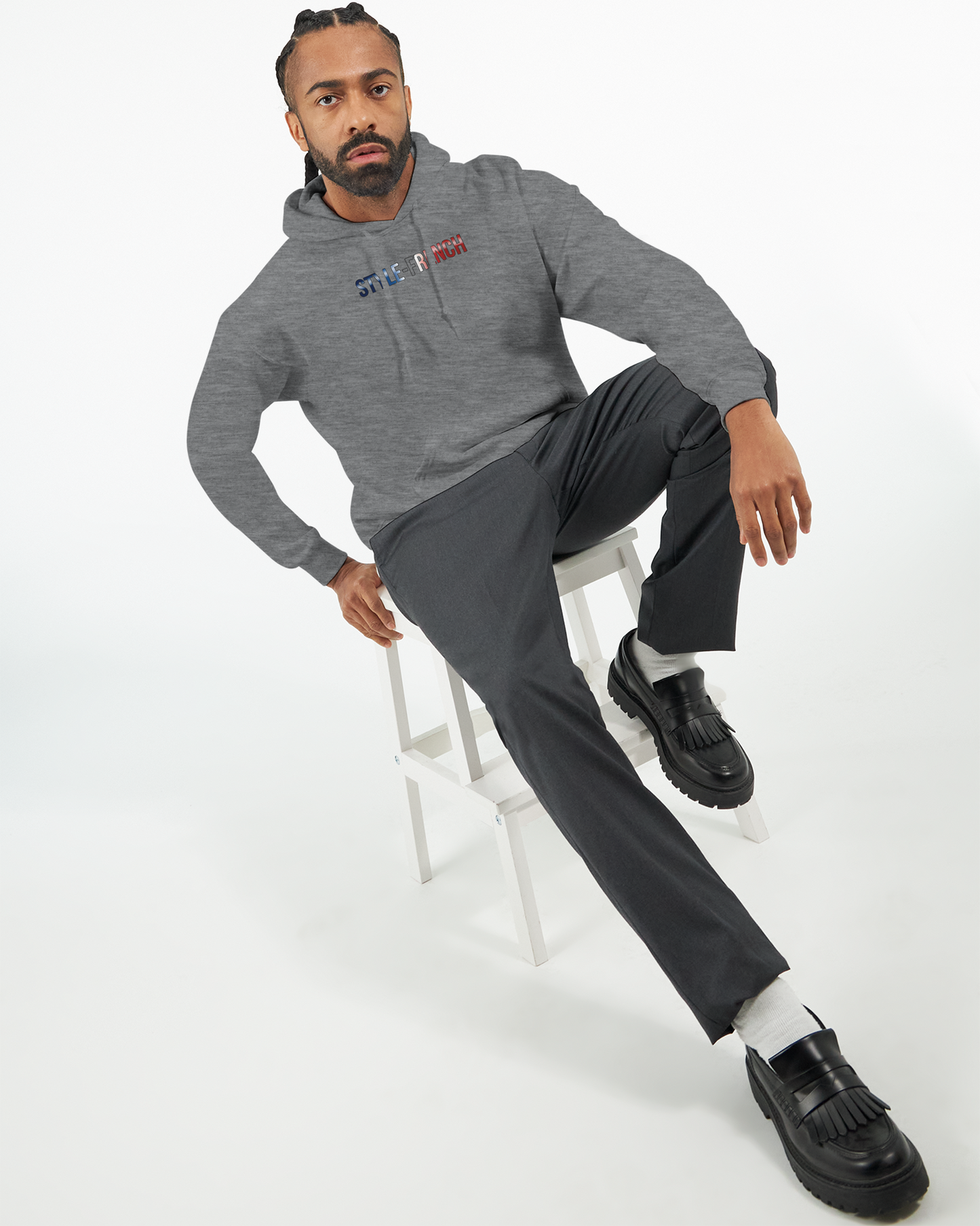 Klassischer französischer Hoodie "Chauvinistisch und stolz darauf, ein Mann zu sein" | Gildan® 18500