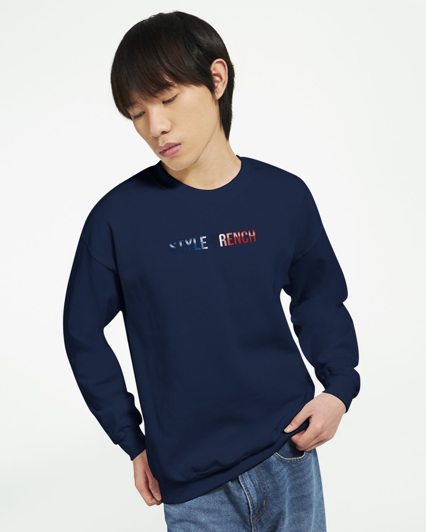 Klassisches Rundhals-Sweatshirt „Debout la France“ | Gildan® 18000