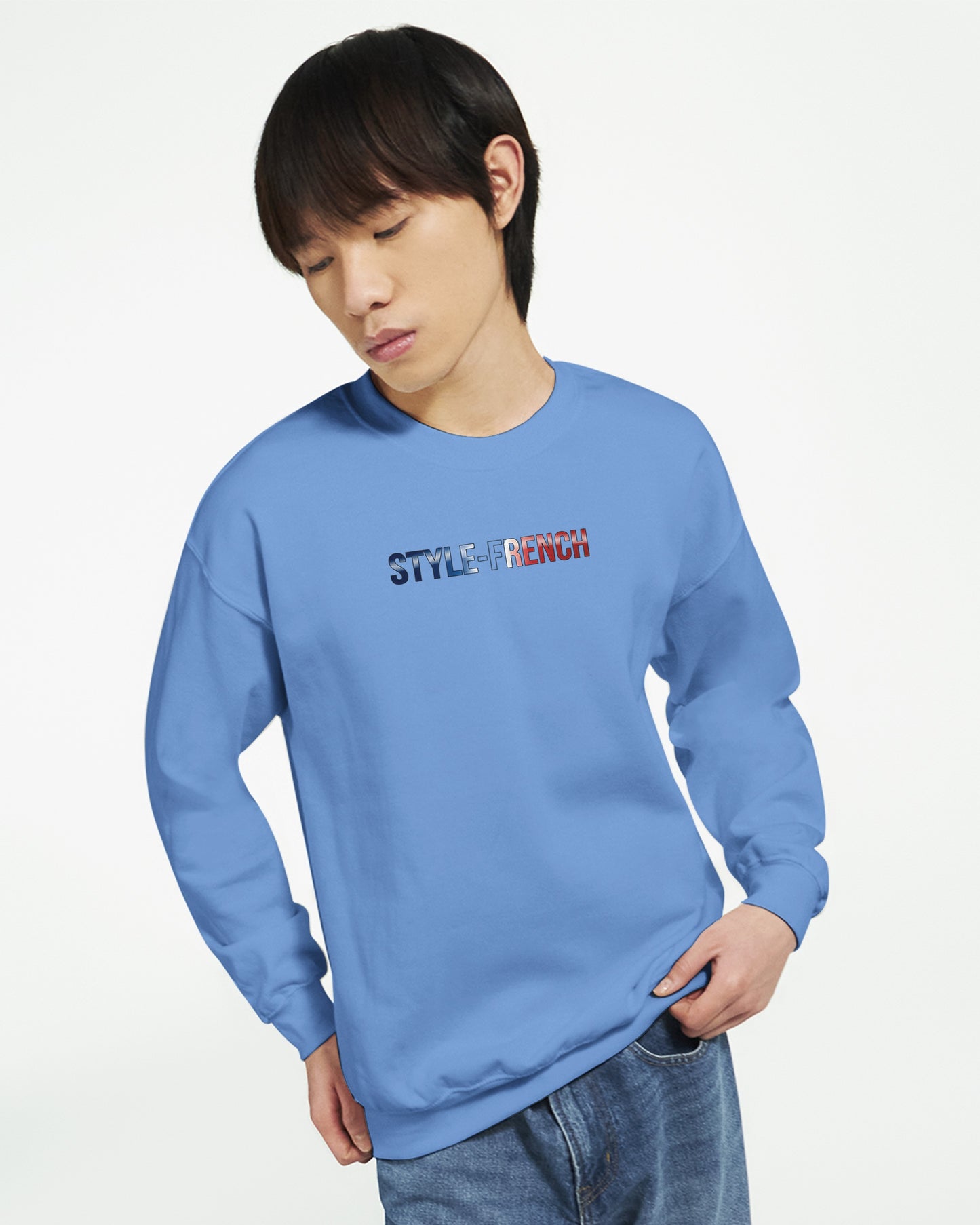 Klassisches Rundhals-Sweatshirt „Debout la France“ | Gildan® 18000