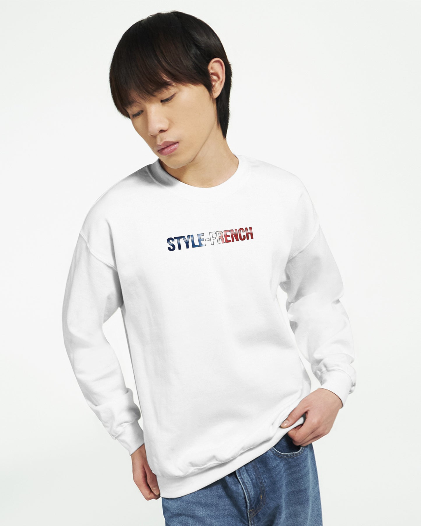 Klassisches Rundhals-Sweatshirt „Debout la France“ | Gildan® 18000