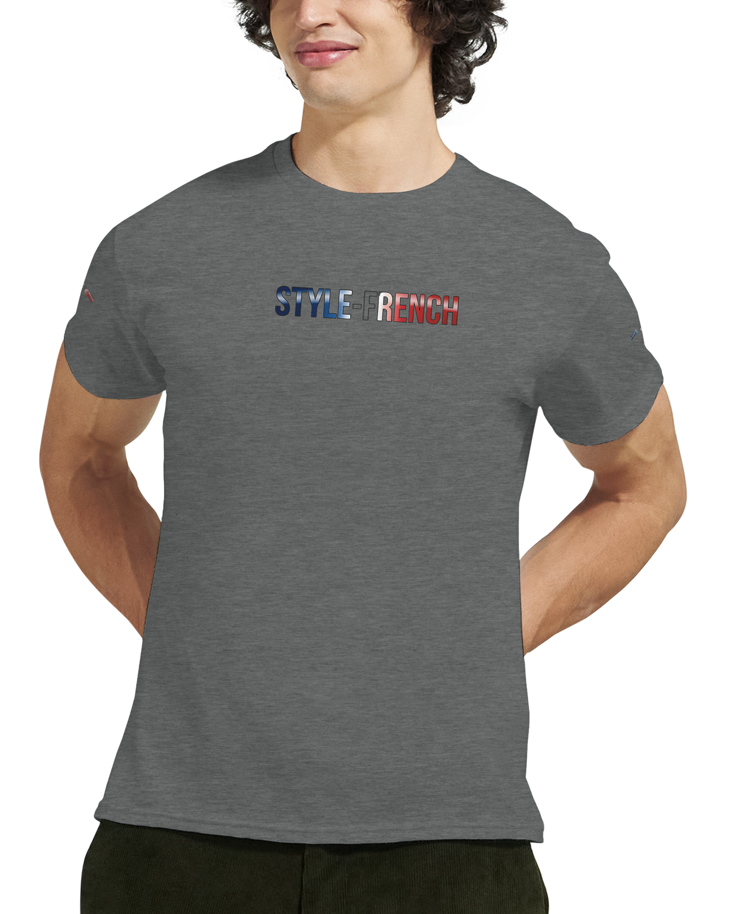 Unisex-T-Shirt Hochwertige Frankreich, dick, Rundhals | Gildan® 5000