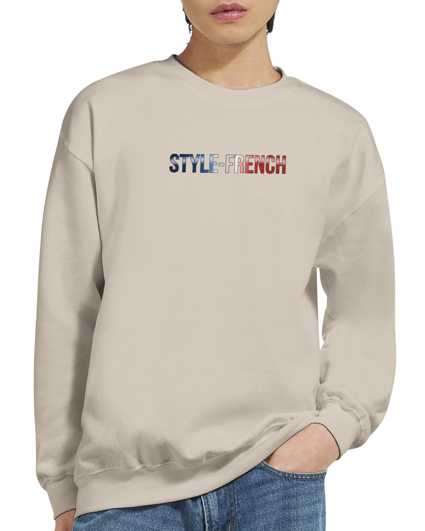 Unisex-Sweatshirt Auvergne-Rhône-Alpes klassisch Rundhals | Gildan® 18000