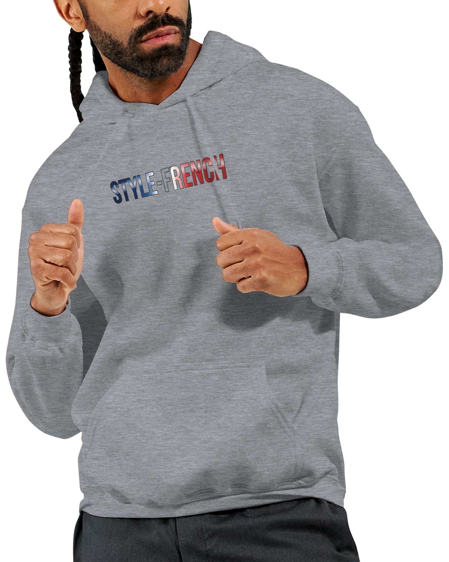 Sweat à Capuche Homme « Né en France » – Premium Confort et Style