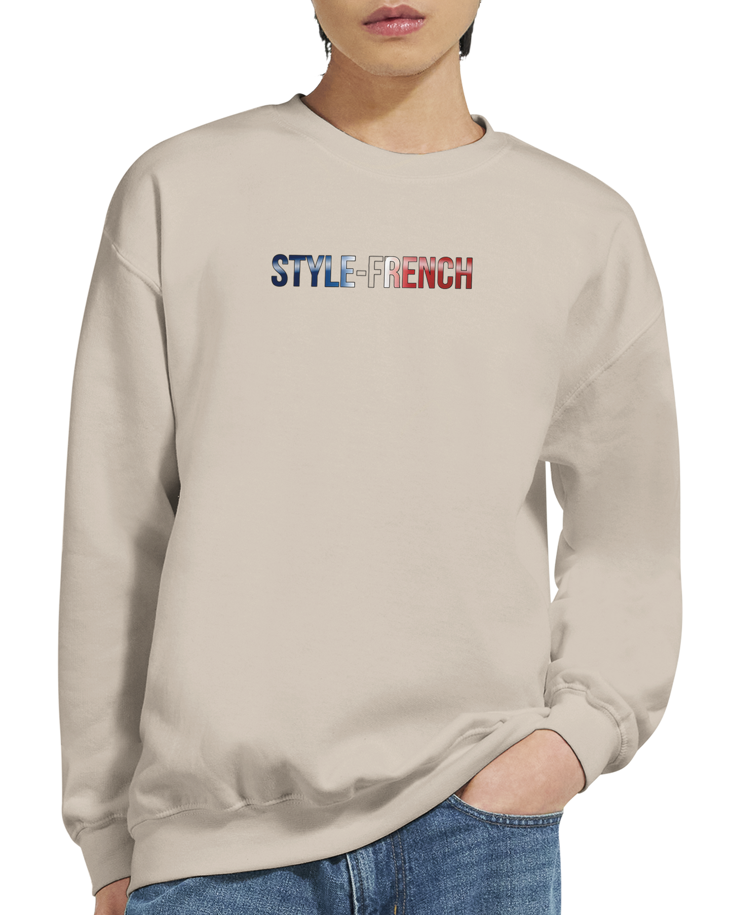 Sweatshirt Caen Stadt in Frankreich klassisch Unisex Rundhals | Gildan® 18000