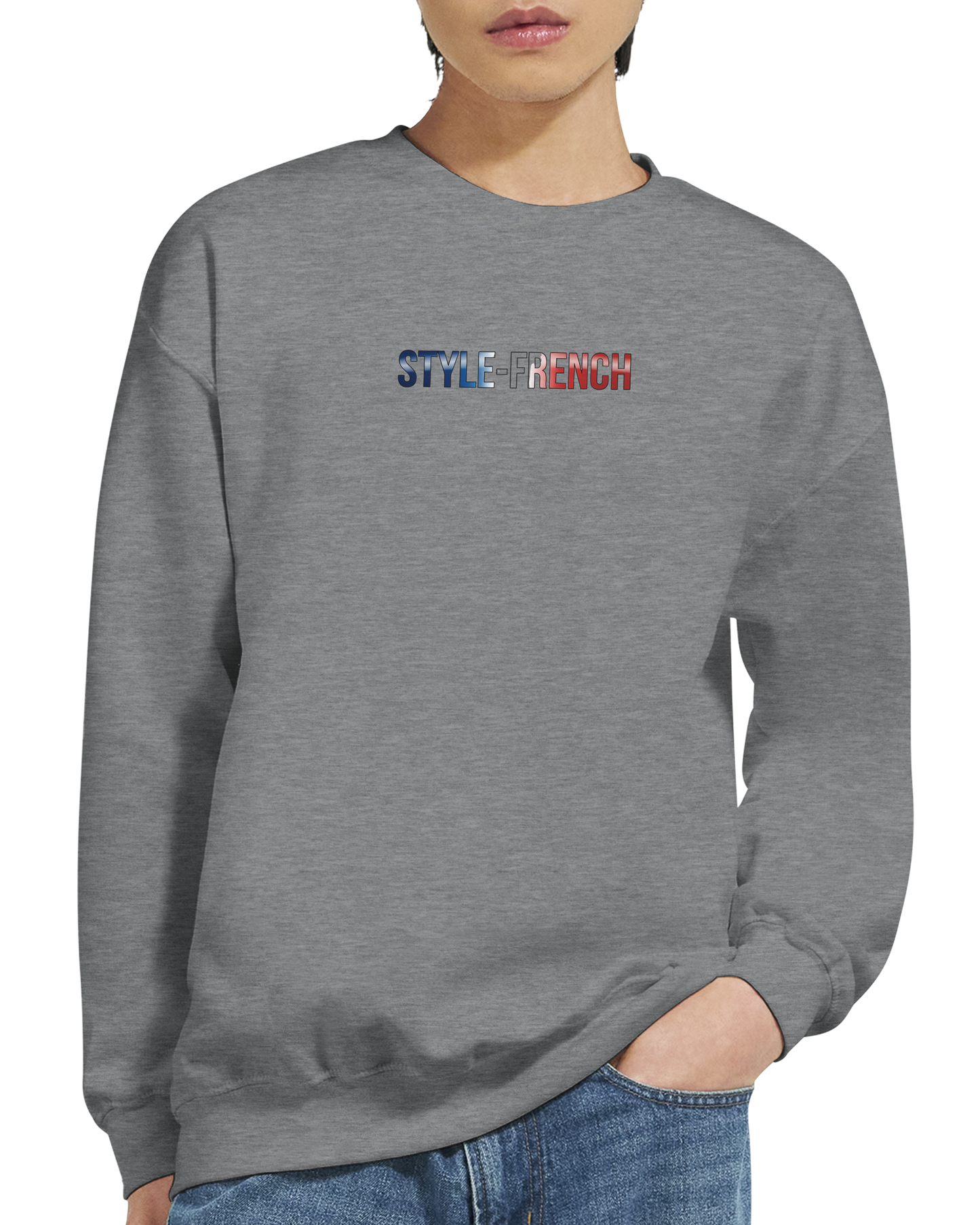 Herren-Sweatshirt Das Siegel des Königs, klassischer Rundhals | Gildan® 18000