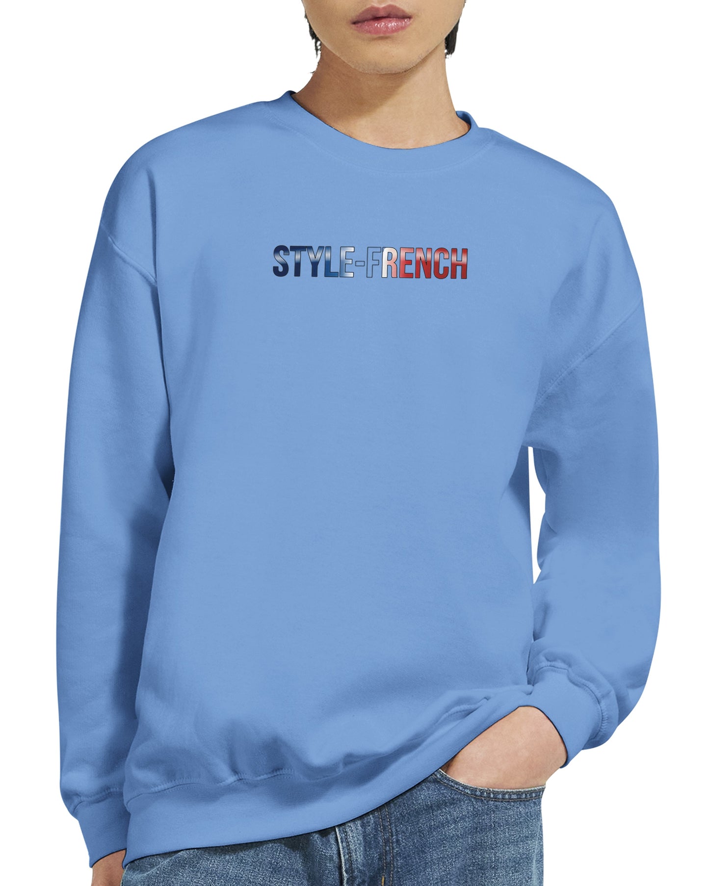 Klassisches Rundhals-Sweatshirt „Debout la France“ | Gildan® 18000