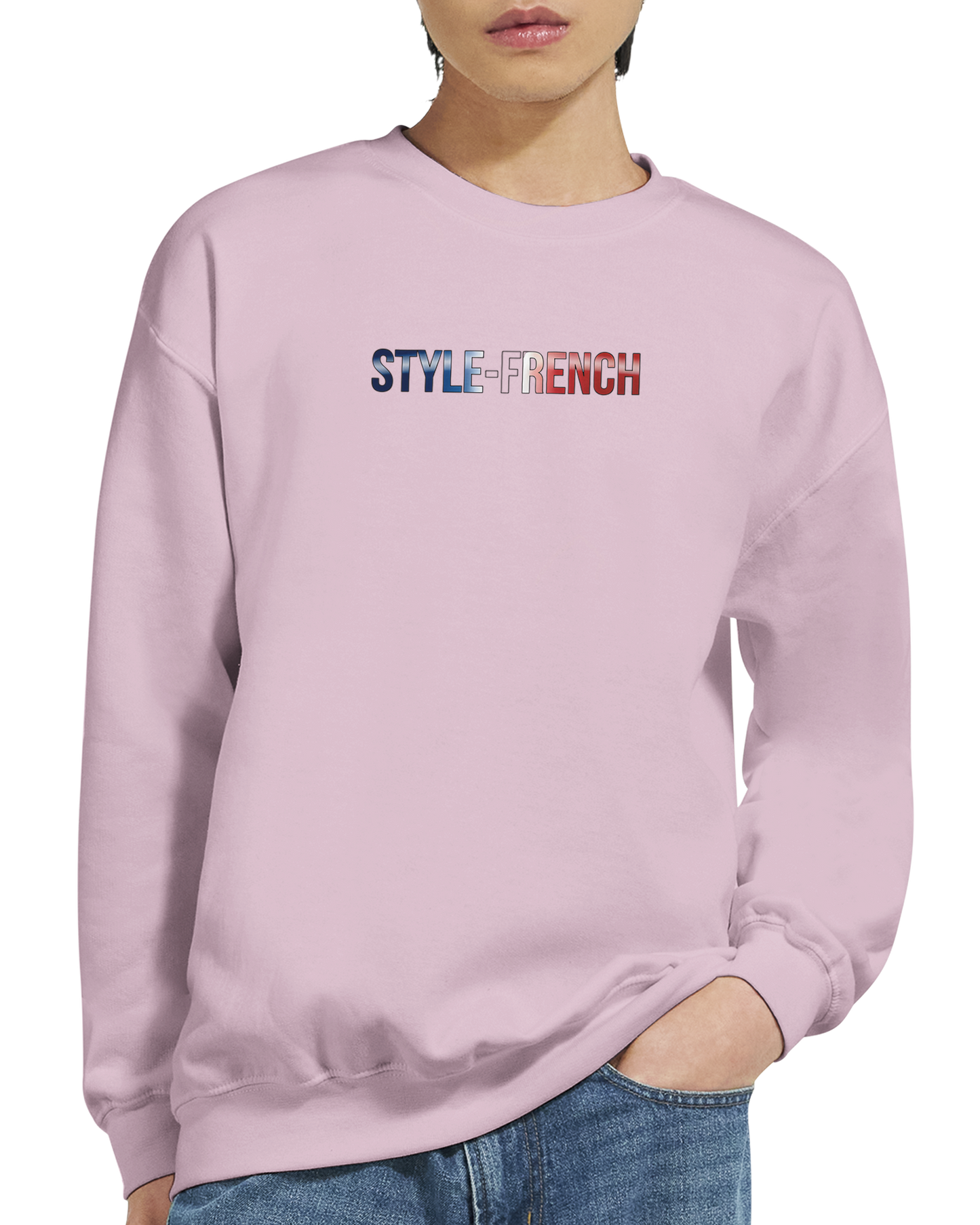 Unisex-Sweatshirt Nantes Stadt Frankreich klassisch Rundhals | Gildan® 18000