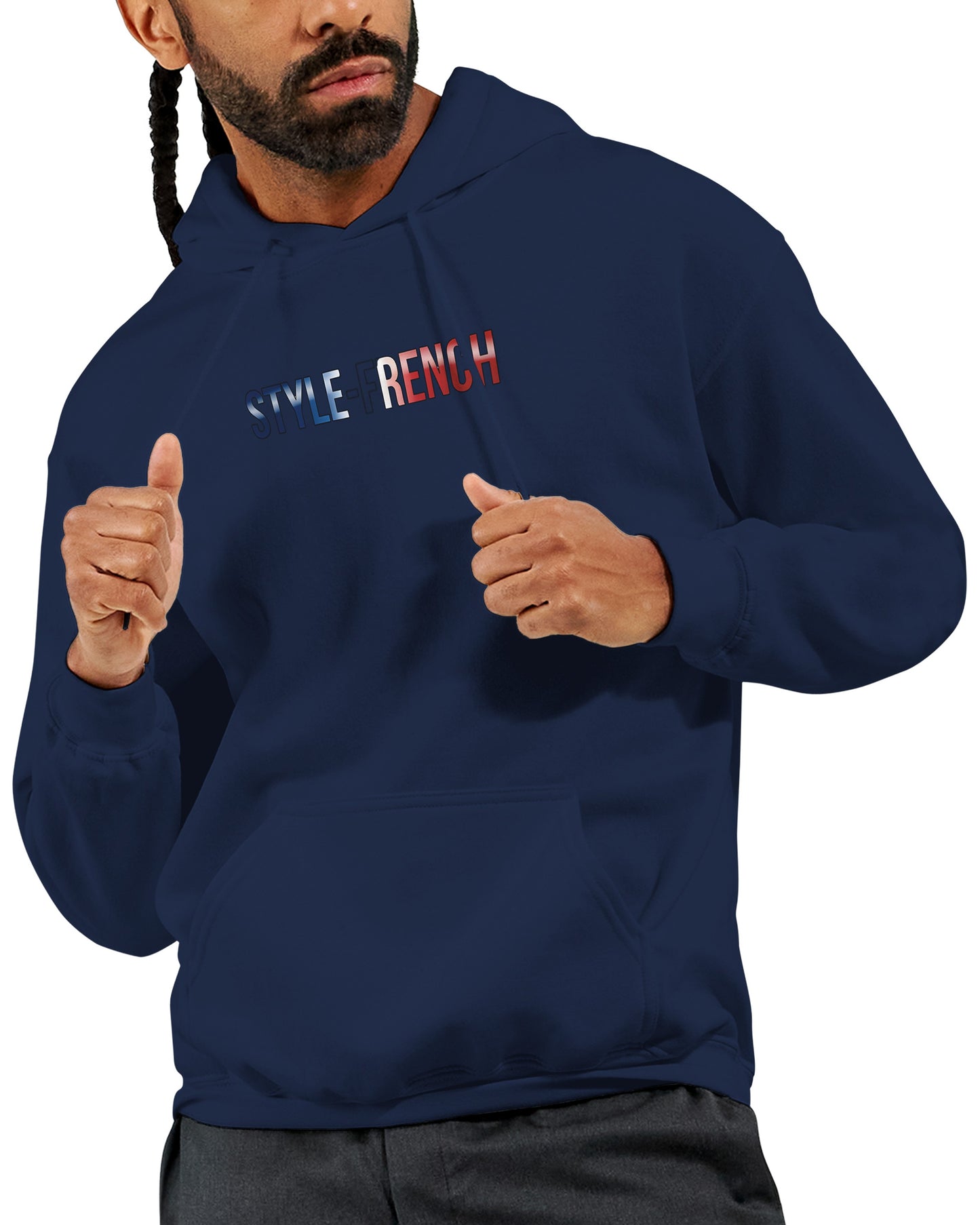 Sweat à capuche Vive la France – Hoodie Premium pour Homme