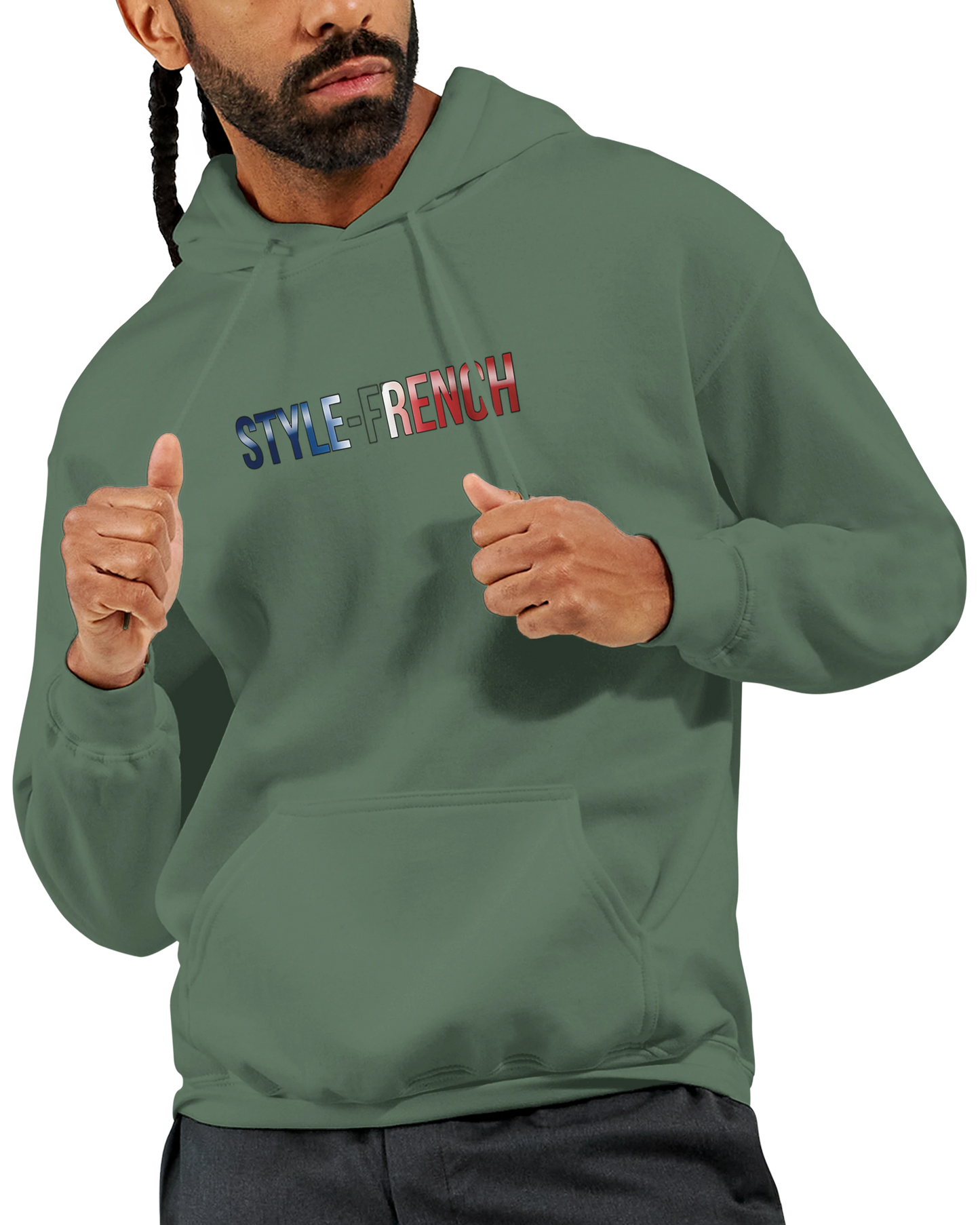 Herren-Kapuzenpullover „Siegel des Königs“ klassisch | Gildan® 18500