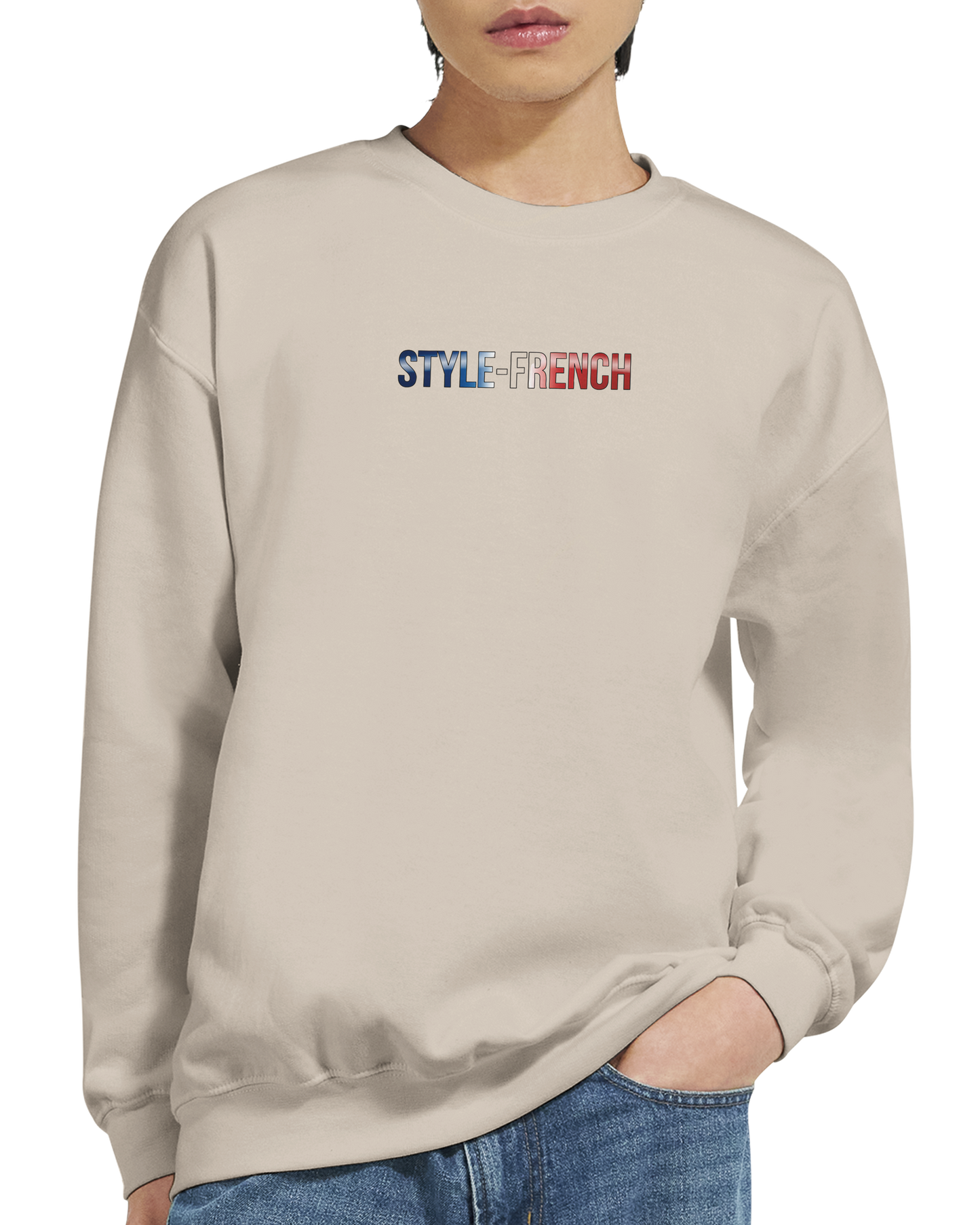 Herren-Sweatshirt Das Siegel des Königs, klassischer Rundhals | Gildan® 18000