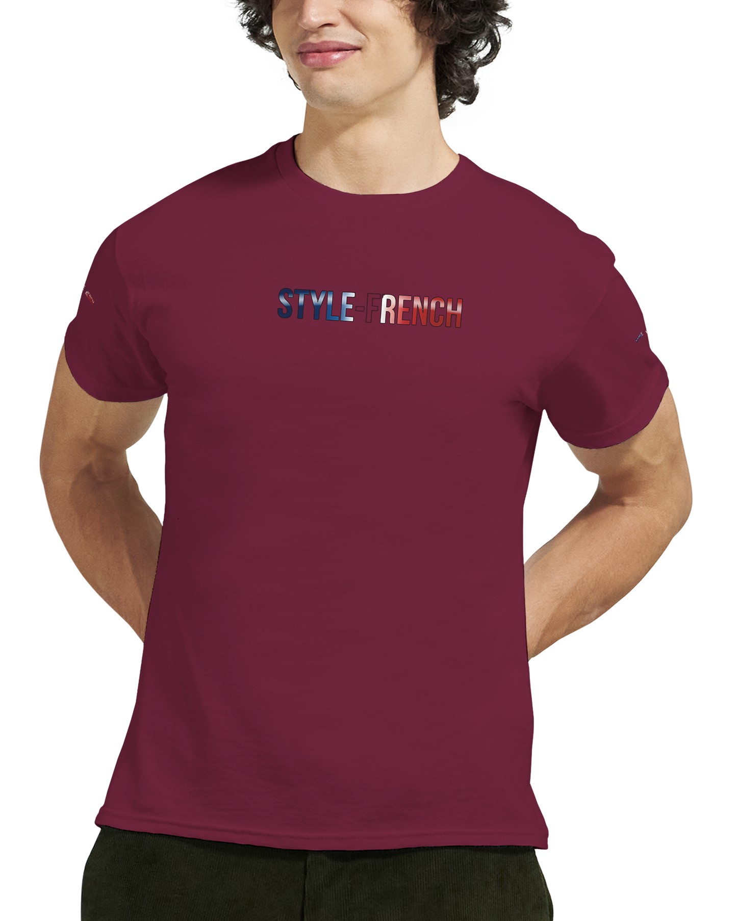 Unisex-T-Shirt Hochwertige Frankreich, dick, Rundhals | Gildan® 5000