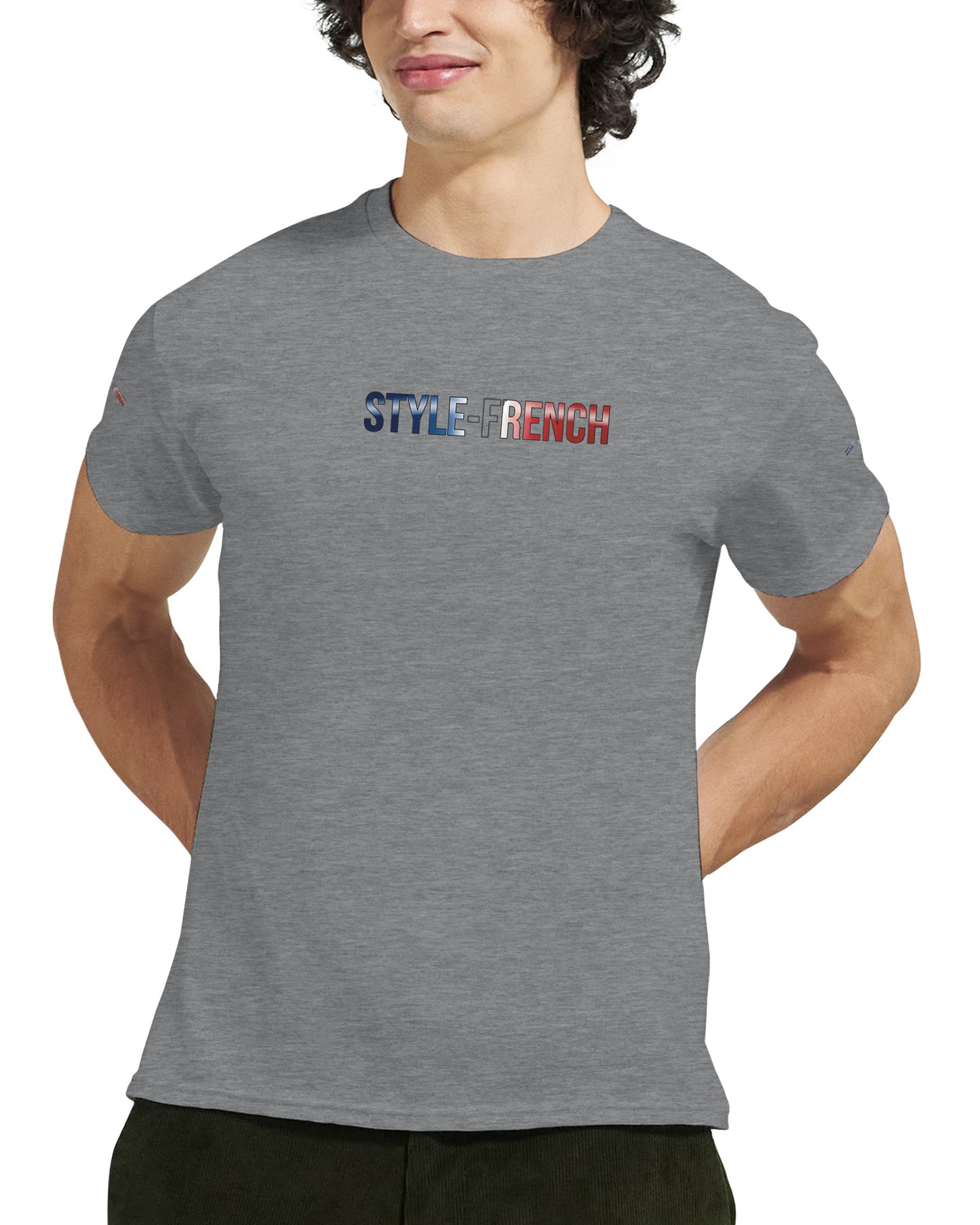 Men's "Can't Stop Us" French Style Heavyweight Crewneck T-shirt | Gildan® 5000