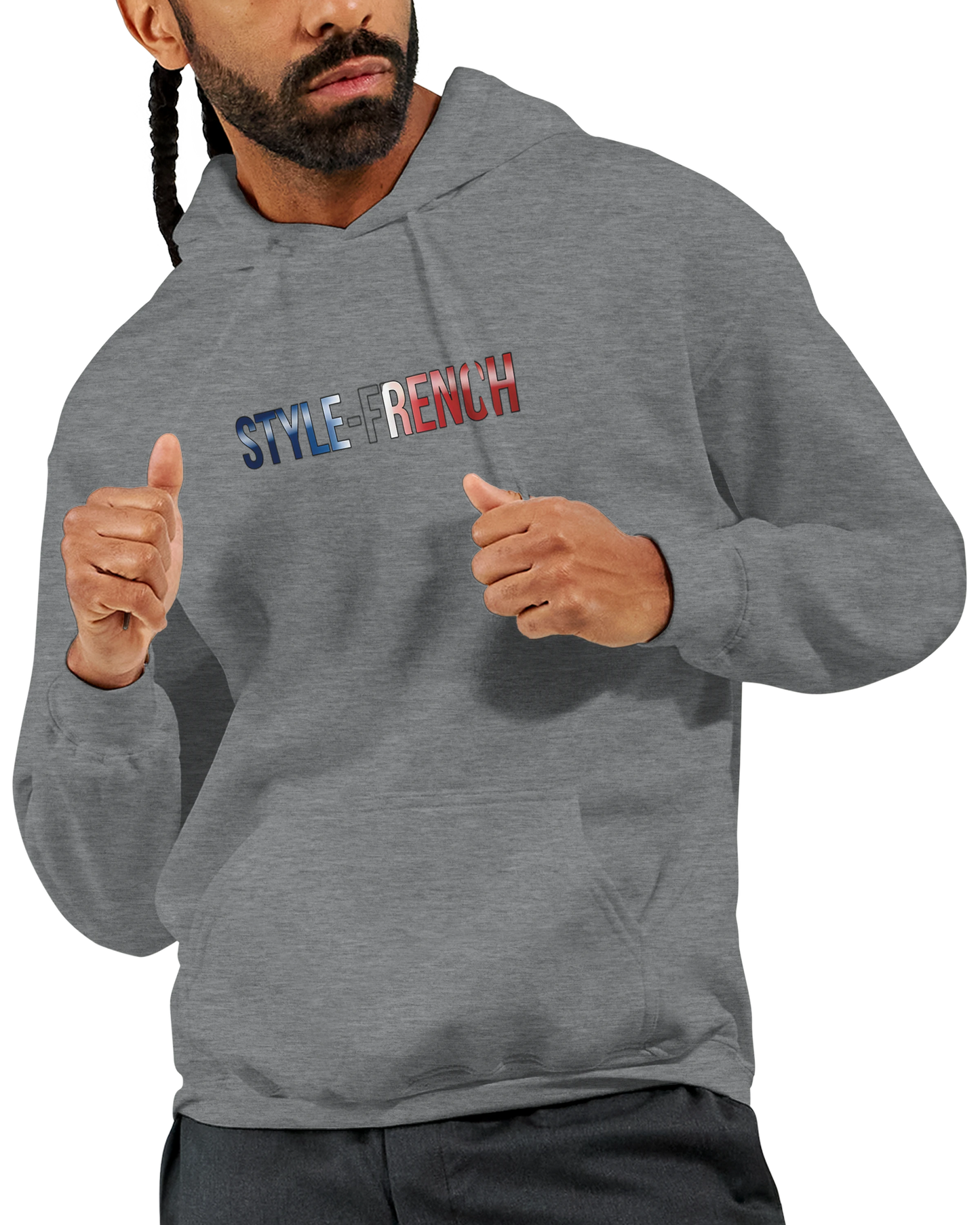 Herren-Kapuzenpullover „Siegel des Königs“ klassisch | Gildan® 18500