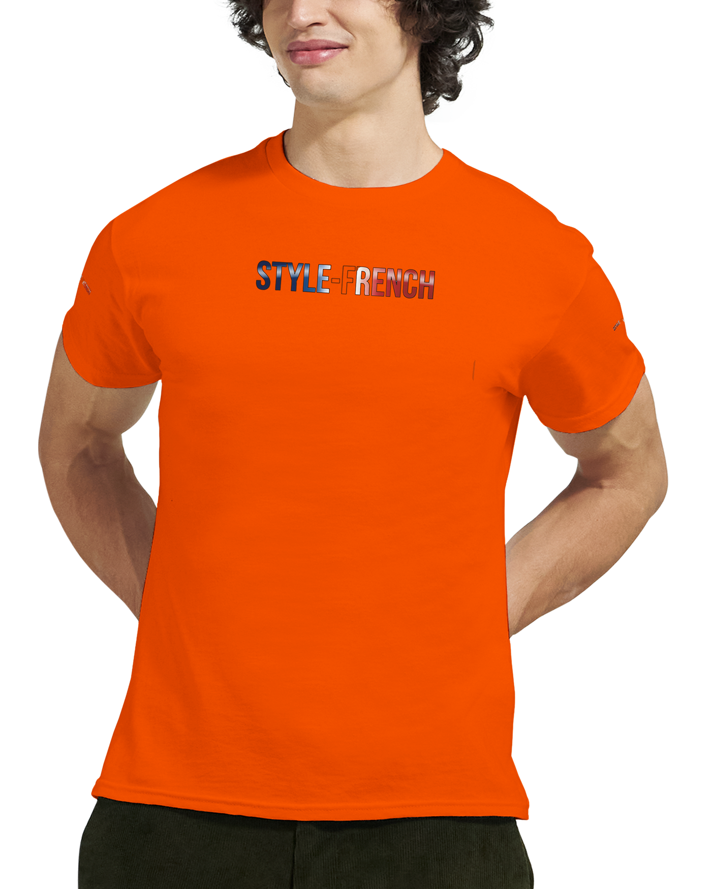 Unisex-T-Shirt Lyon Stadt Frankreich dick Rundhals | Gildan® 5000