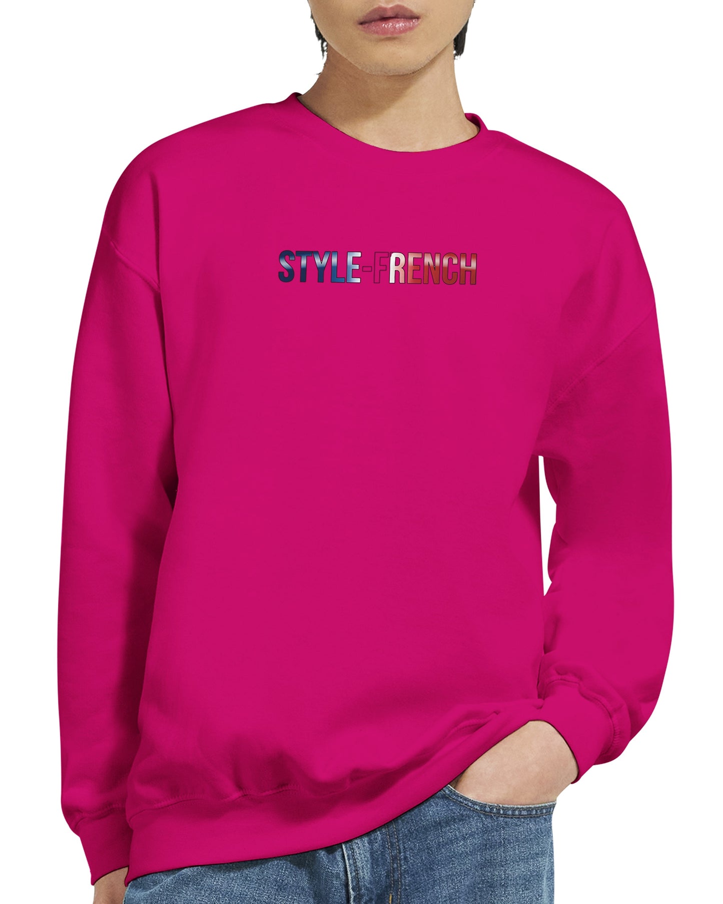 Klassisches Rundhals-Sweatshirt „Debout la France“ | Gildan® 18000