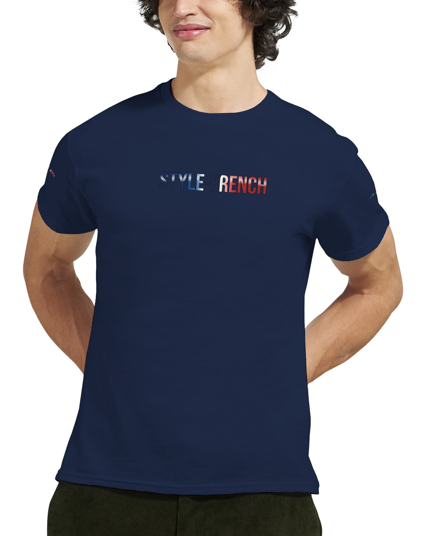 Men's "Can't Stop Us" French Style Heavyweight Crewneck T-shirt | Gildan® 5000