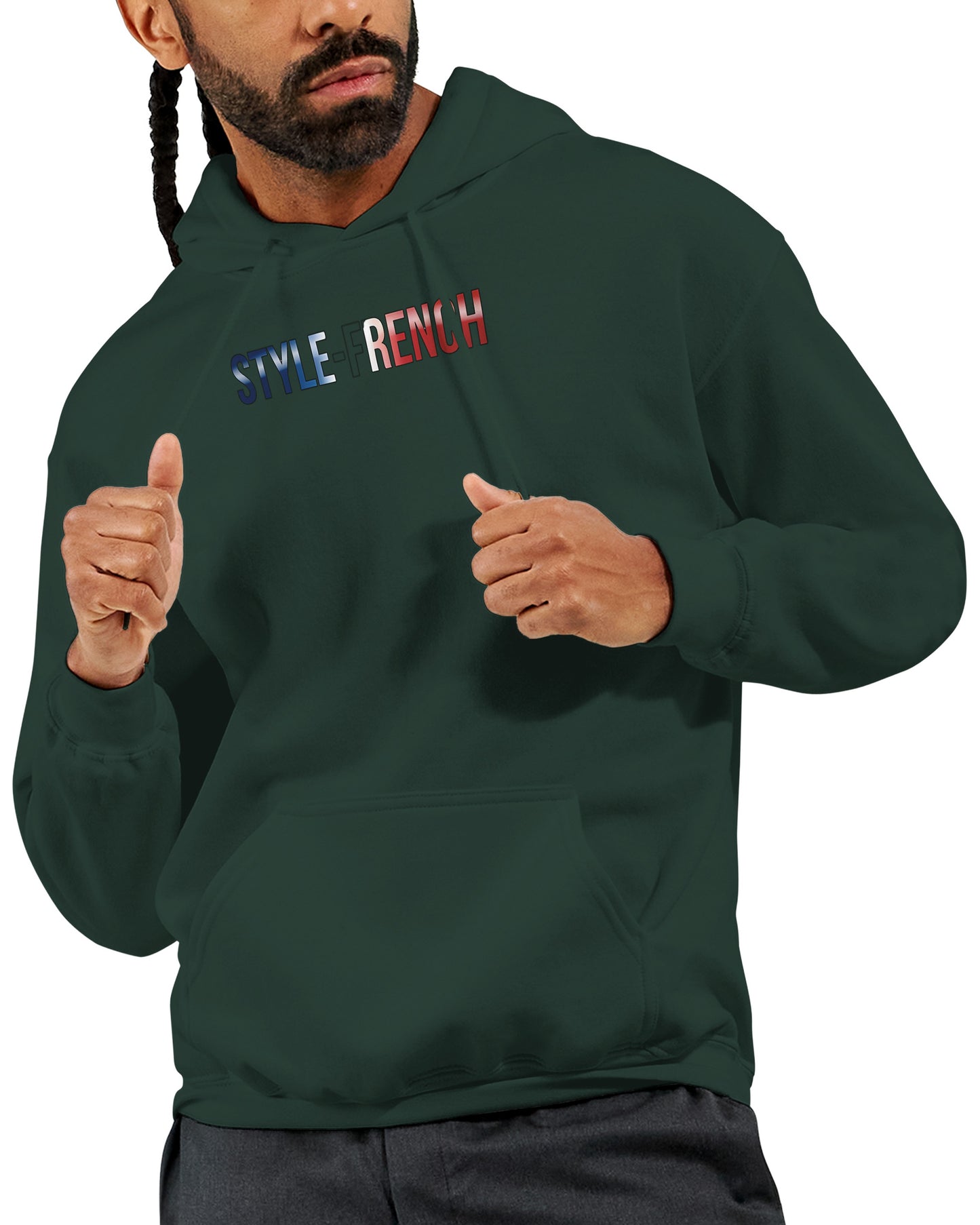 Klassischer Frankreich-Torwart-Hoodie für Herren | Gildan® 18500