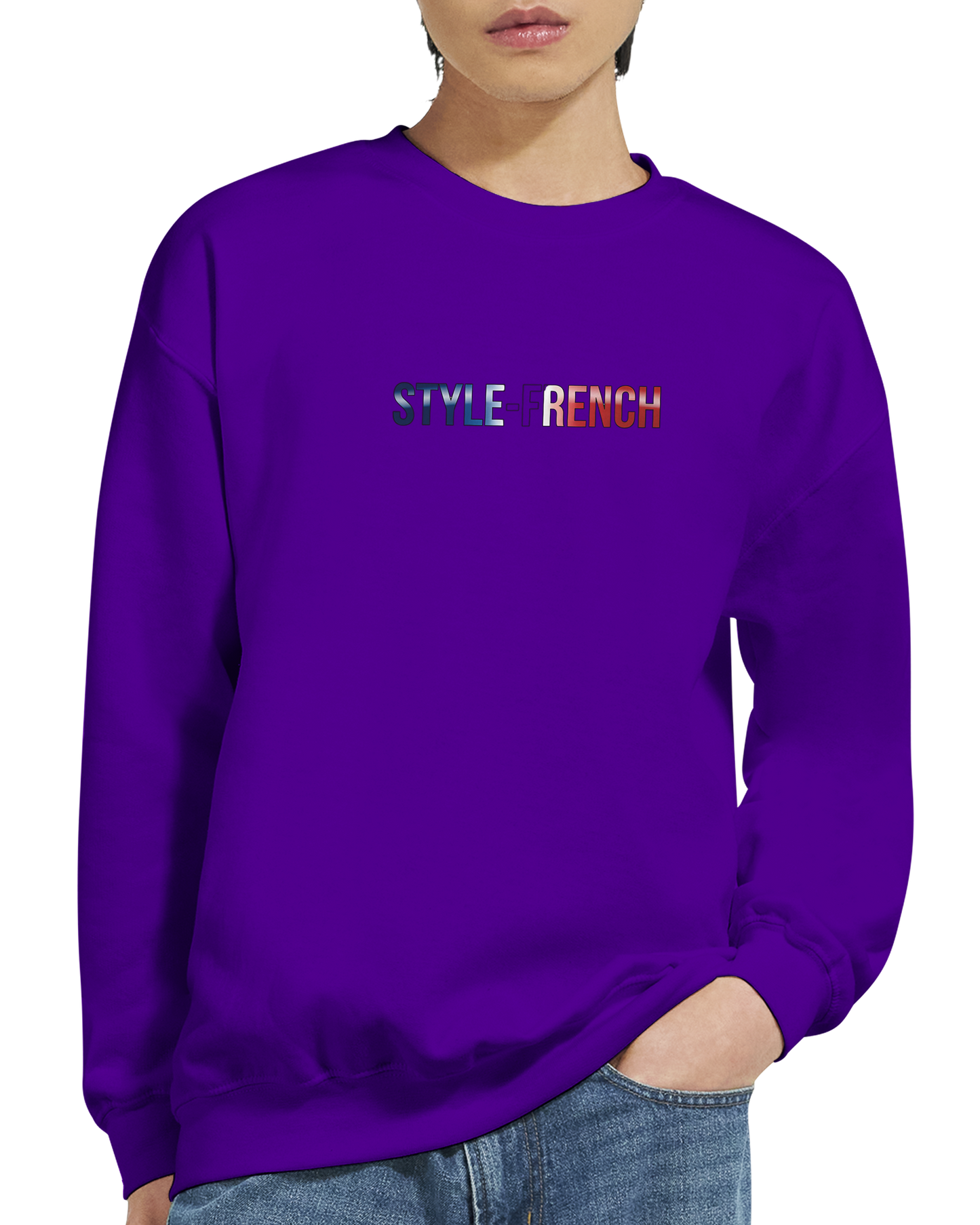 Unisex city burgundy classic crewneck sweatshirt | Gildan® 18000