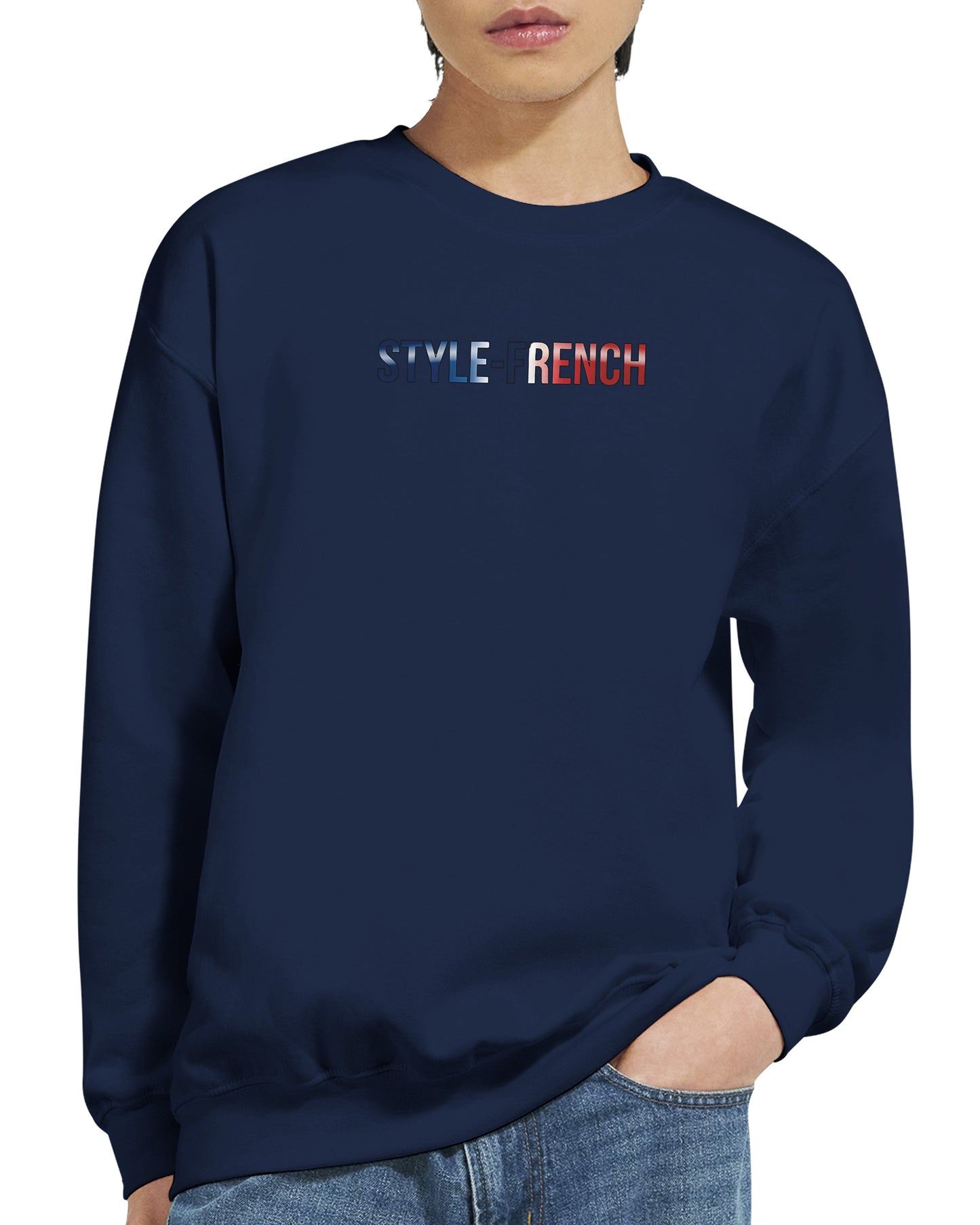 Klassisches Rundhals-Sweatshirt „Debout la France“ | Gildan® 18000